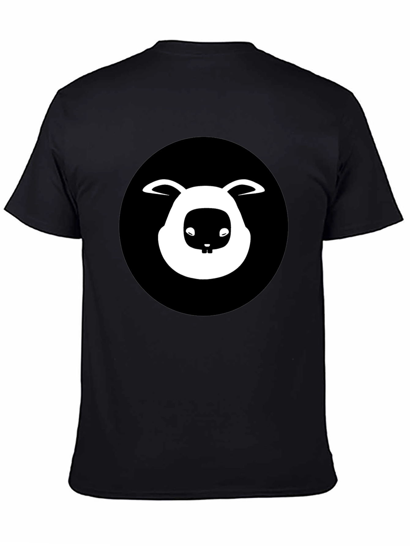 Bunny Graphic Black T-Shirt