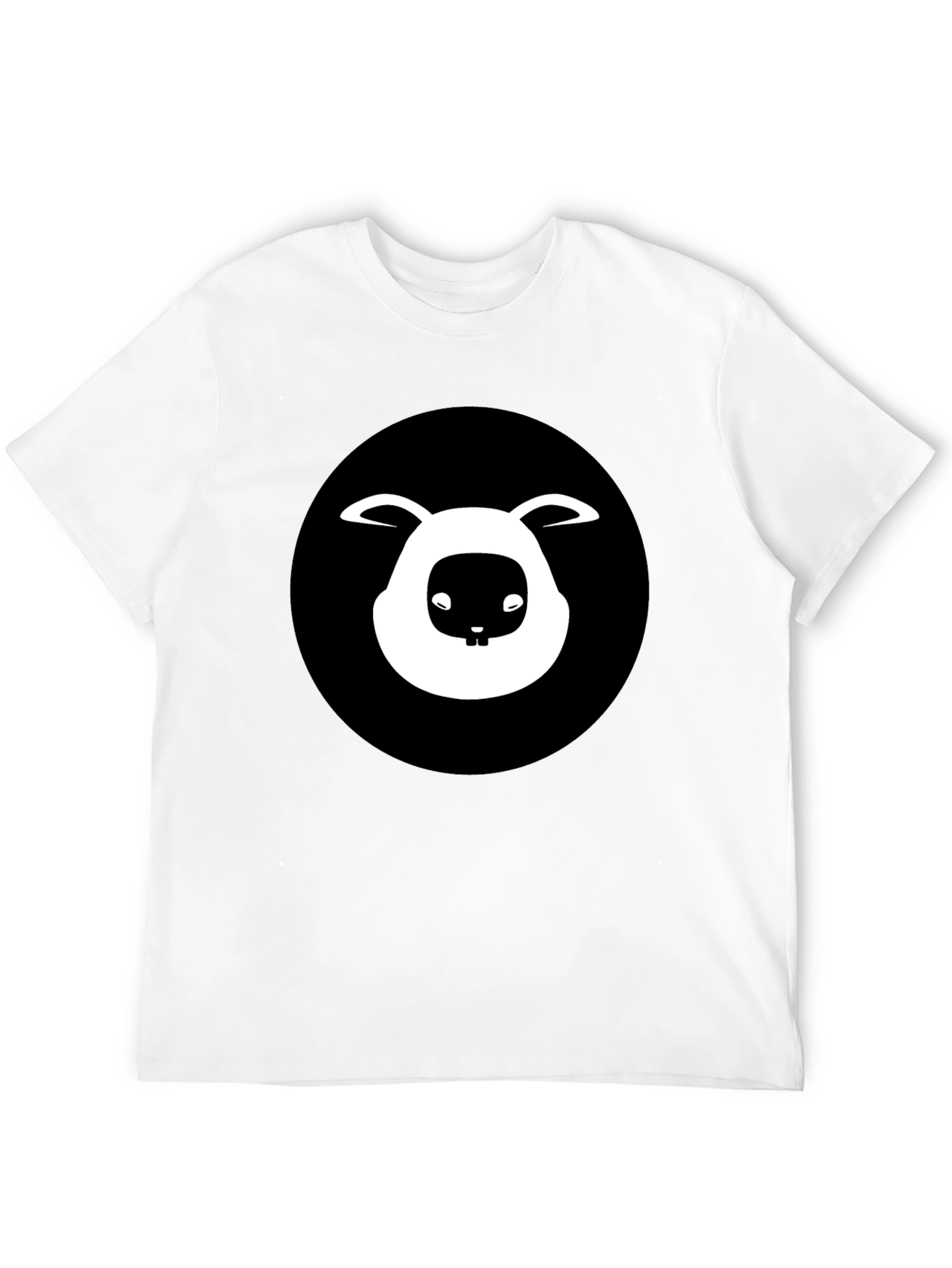 Bunny Graphic Black T-Shirt