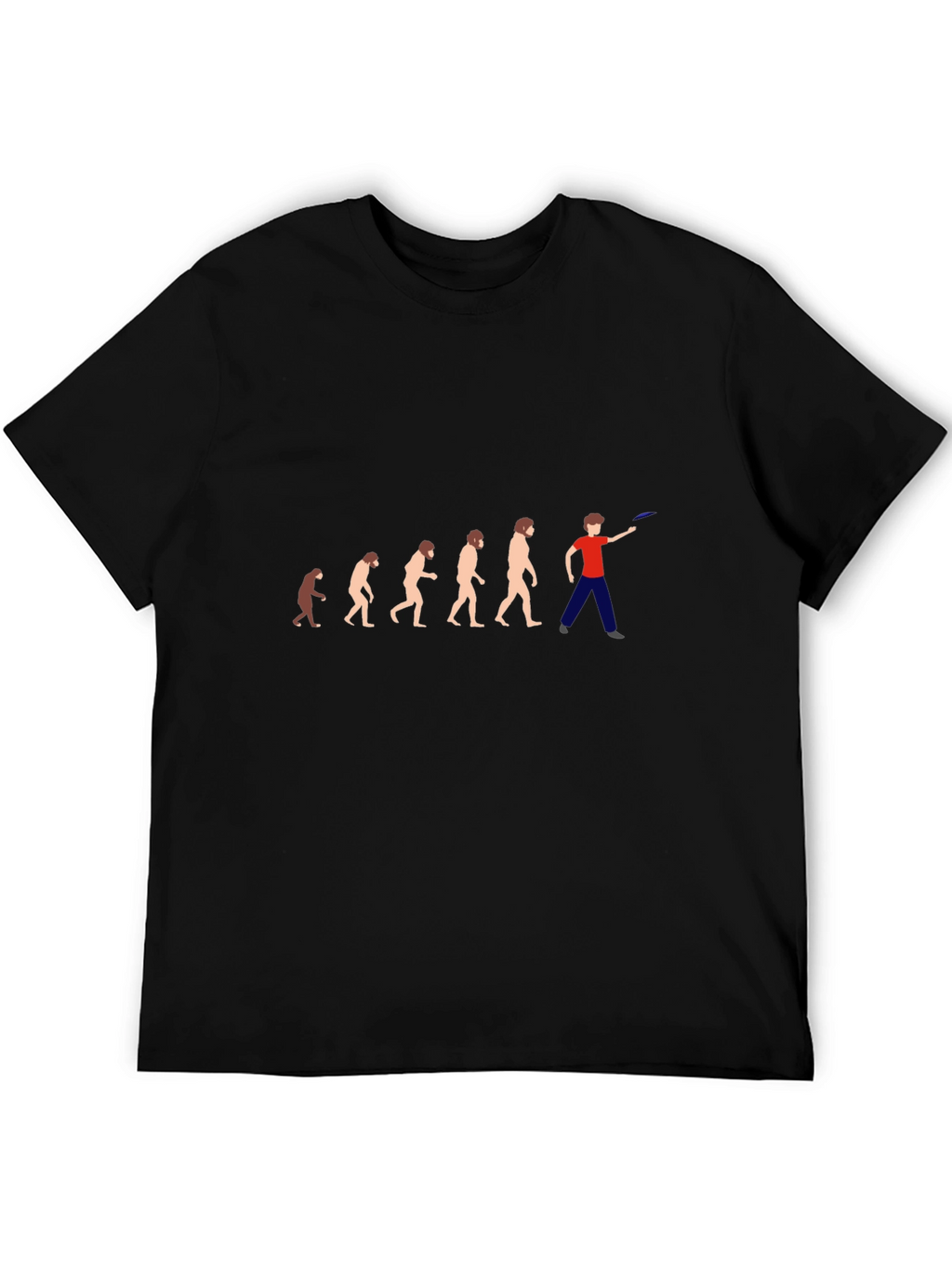 Evolution Ultimate Frisbee T-Shirt - Black