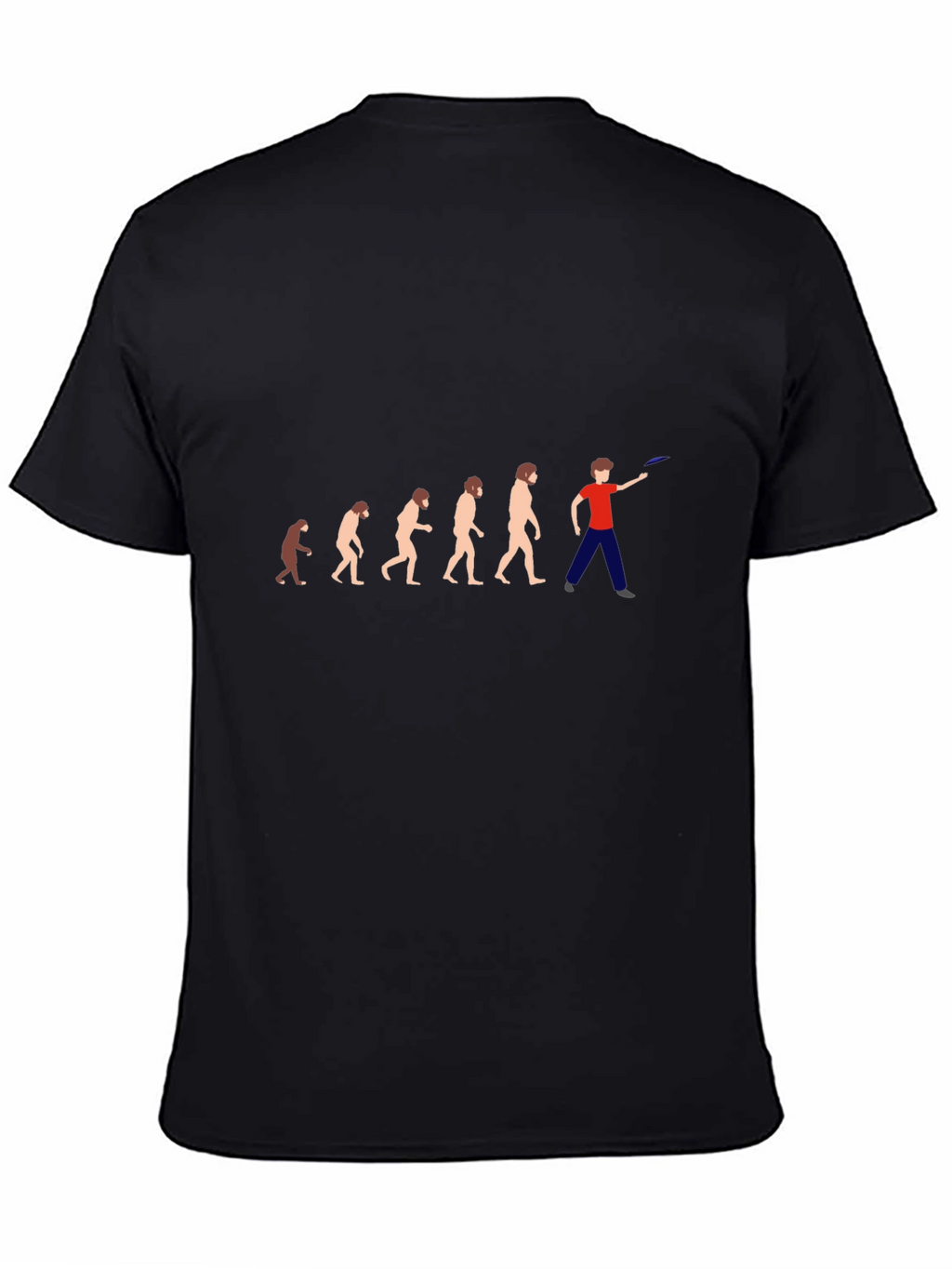 Evolution Ultimate Frisbee T-Shirt - Black