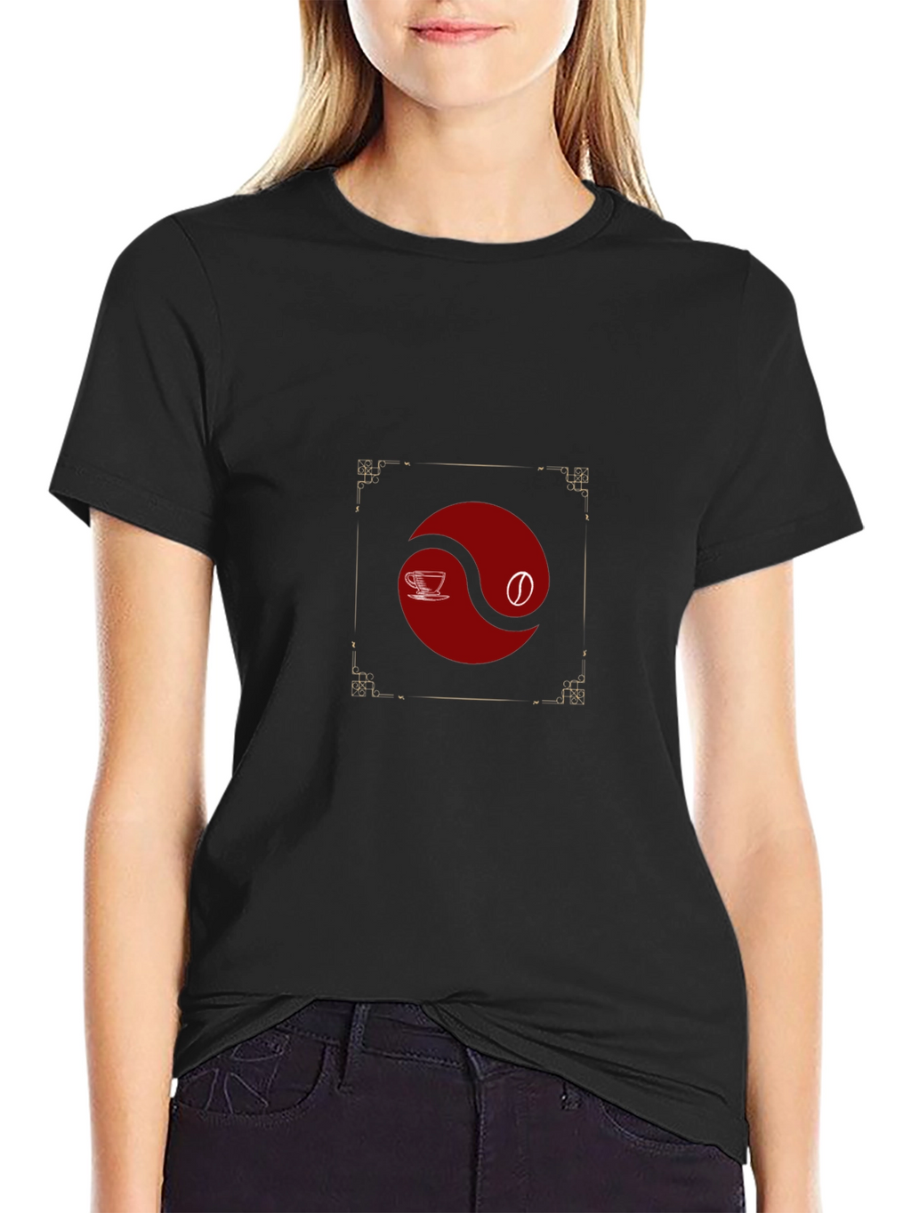 Yin Yang Coffee T-Shirt