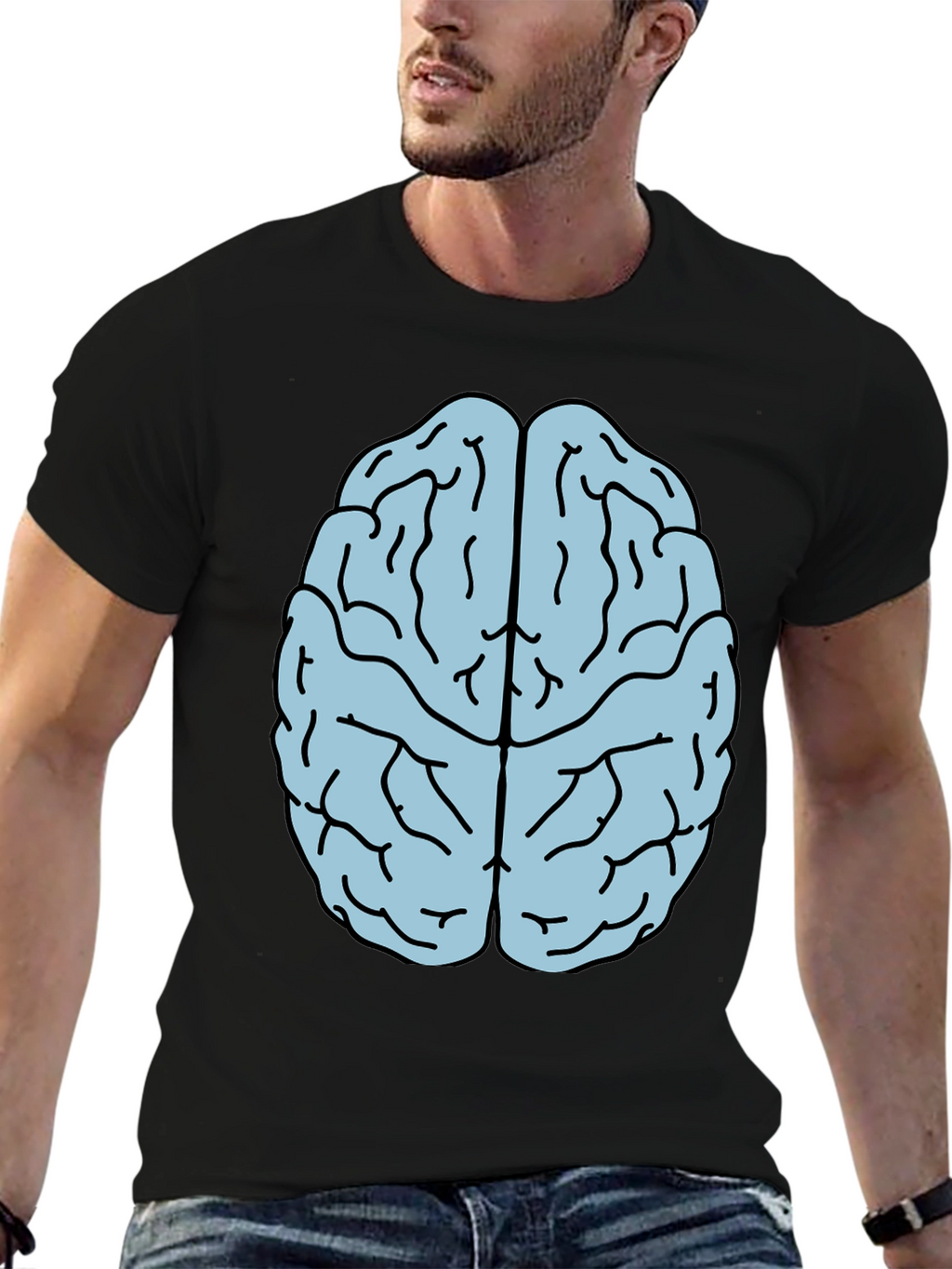 Brain Graphic T-Shirt - Smart Style