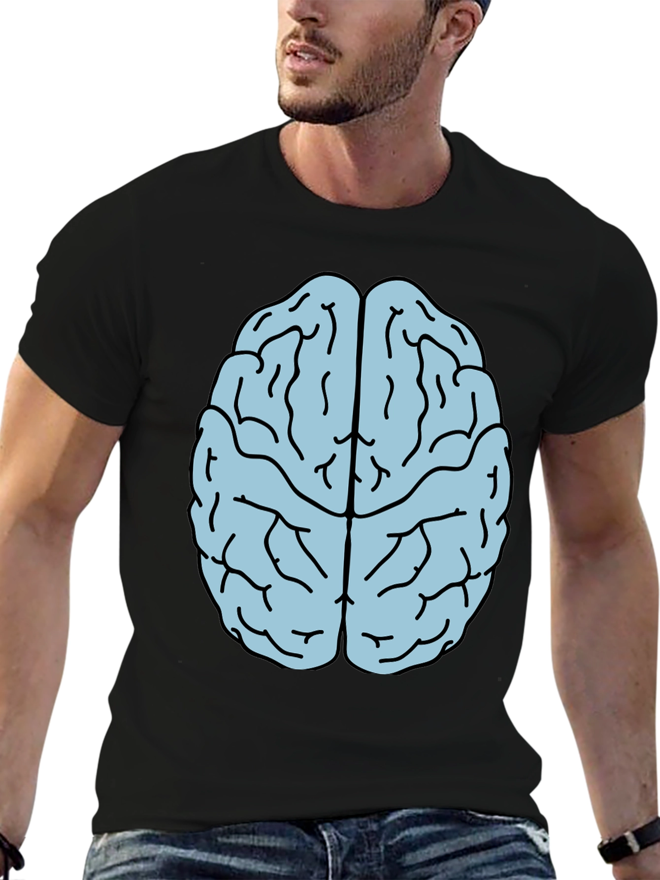 Brain Graphic T-Shirt - Smart Style