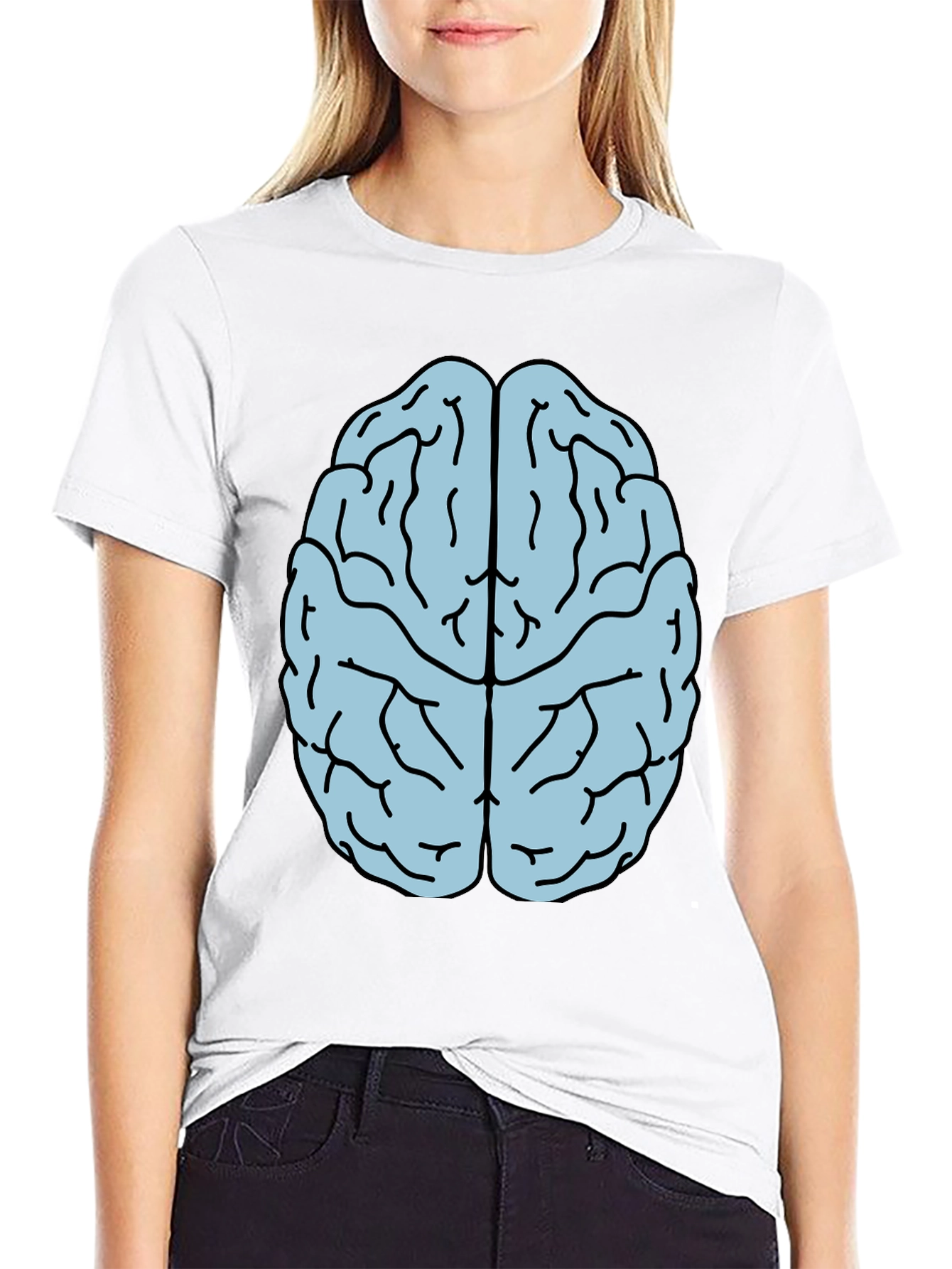 Brain Graphic T-Shirt - Smart Style