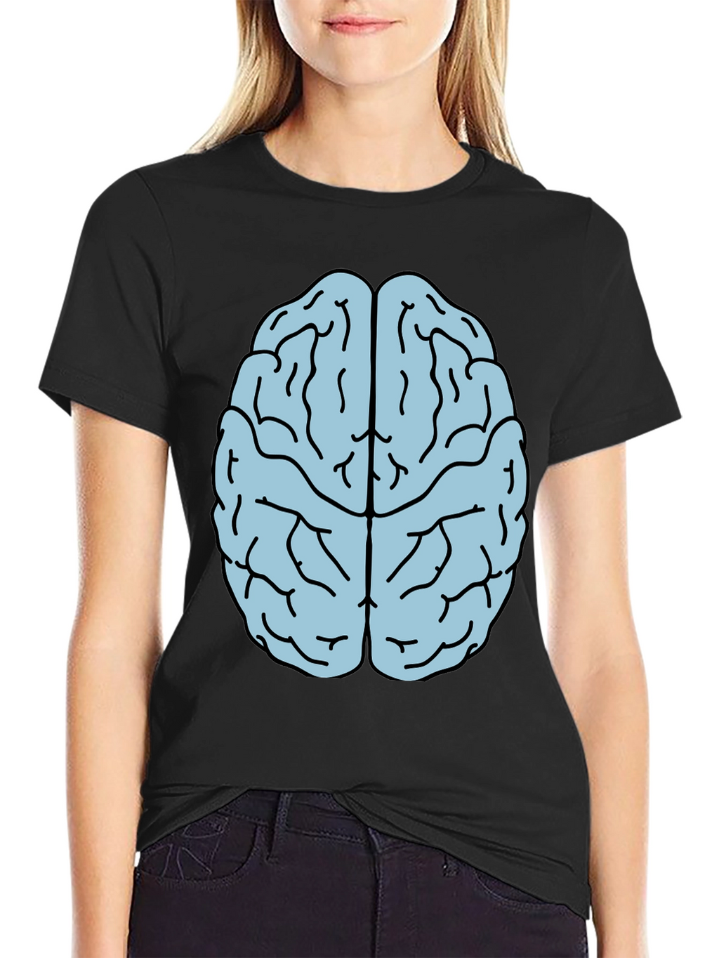 Brain Graphic T-Shirt - Smart Style