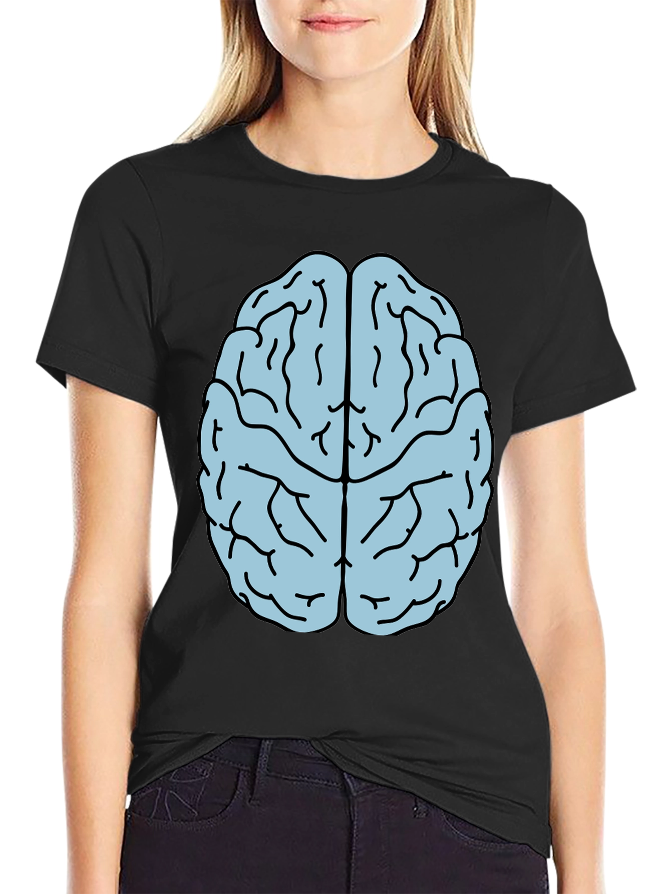 Brain Graphic T-Shirt - Smart Style