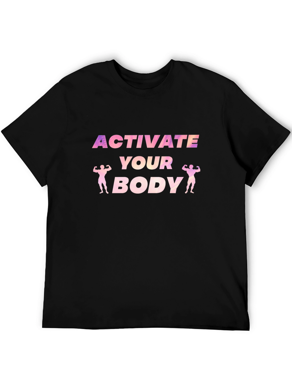 Activate Your Body Graphic Tee - Black