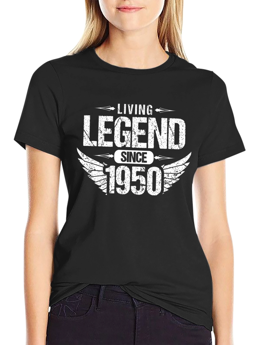 Living Legend Since 1950 Black Graphic Tee