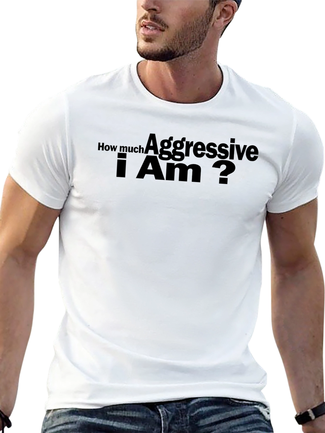 Aggressive I Am Black T-Shirt