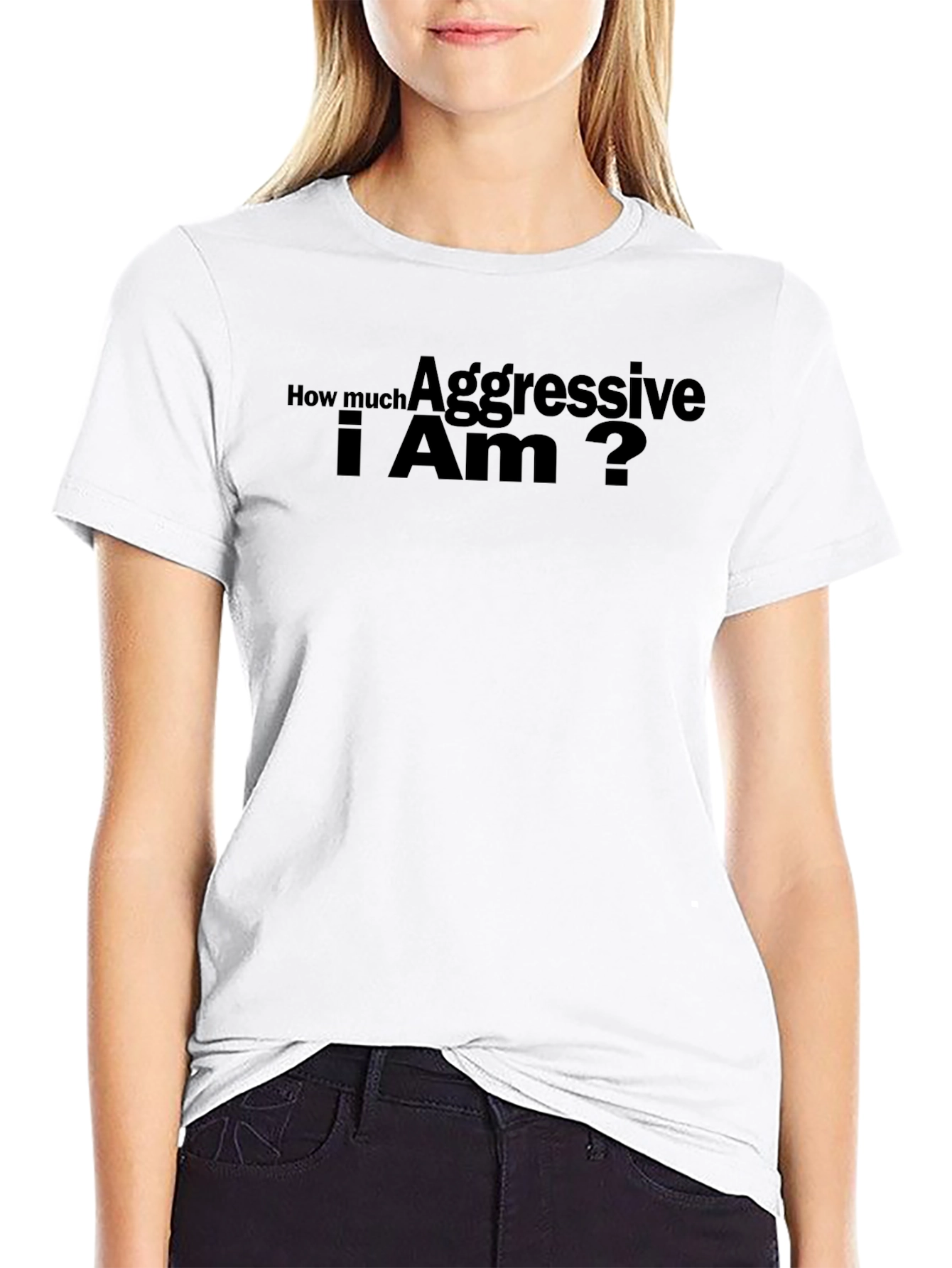 Aggressive I Am Black T-Shirt