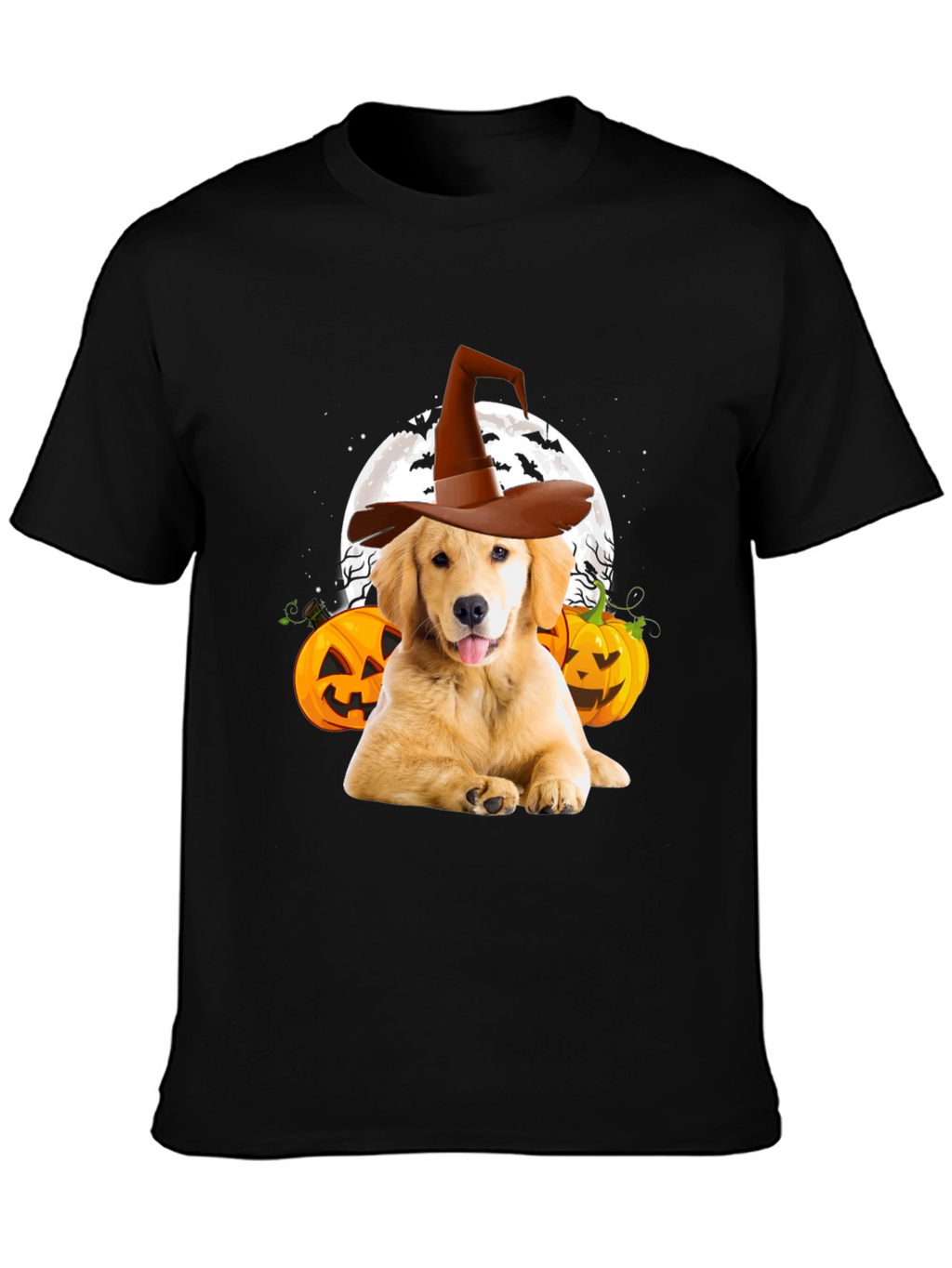 Halloween Dog Witch T-Shirt