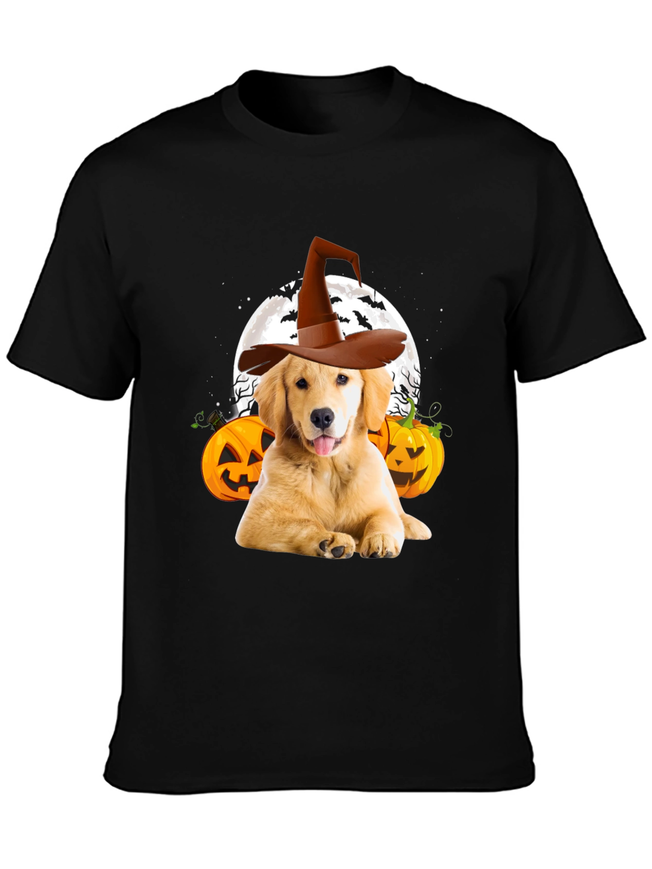 Halloween Dog Witch T-Shirt