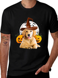 Halloween Dog Witch T-Shirt