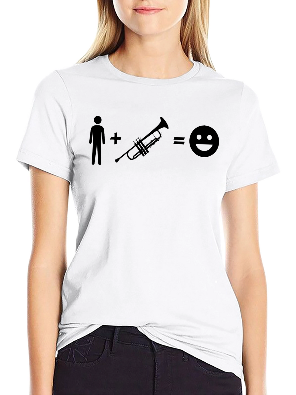 Trumpet Player Happy T-Shirt