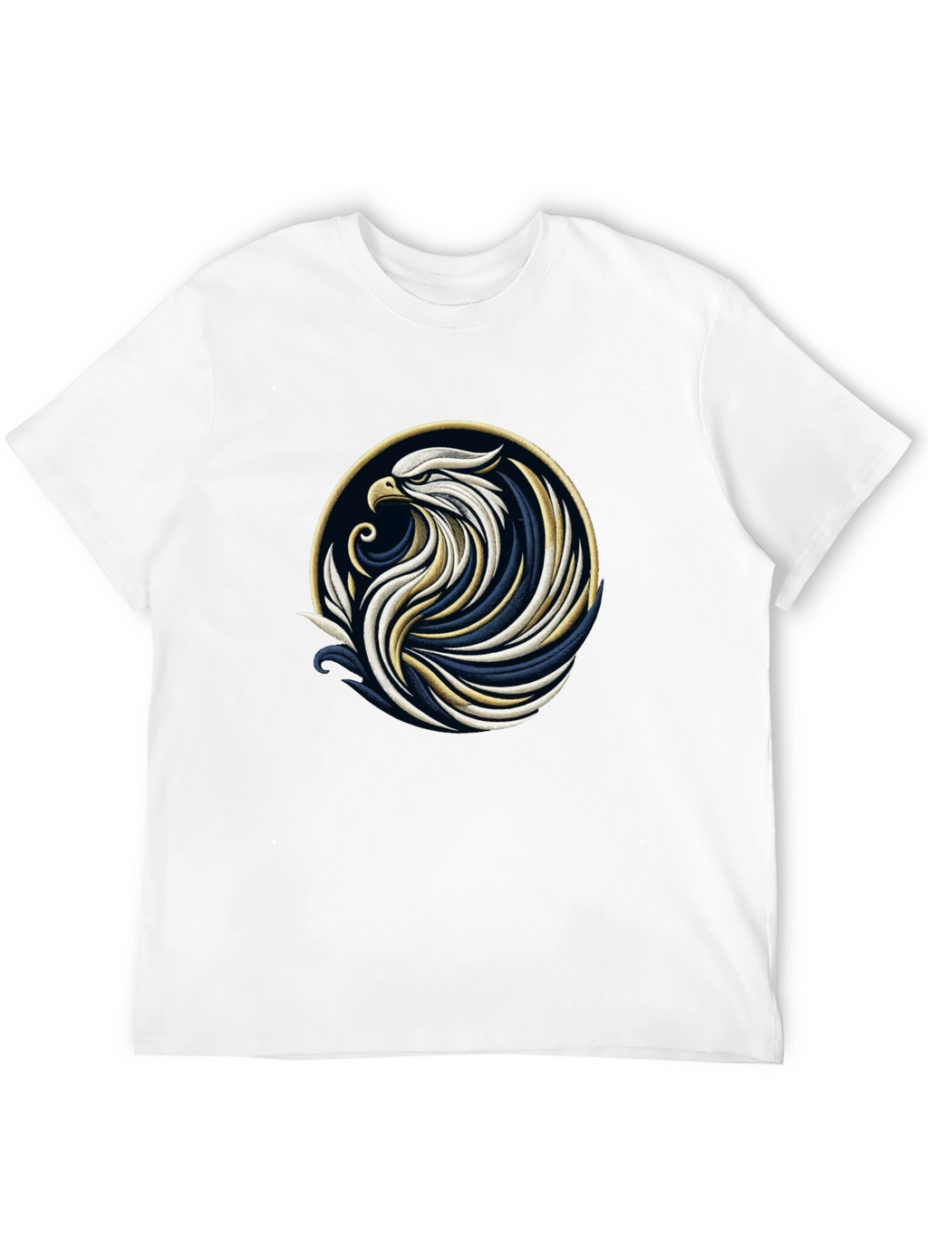 Black Eagle Graphic Tee - Stylish Bird Design