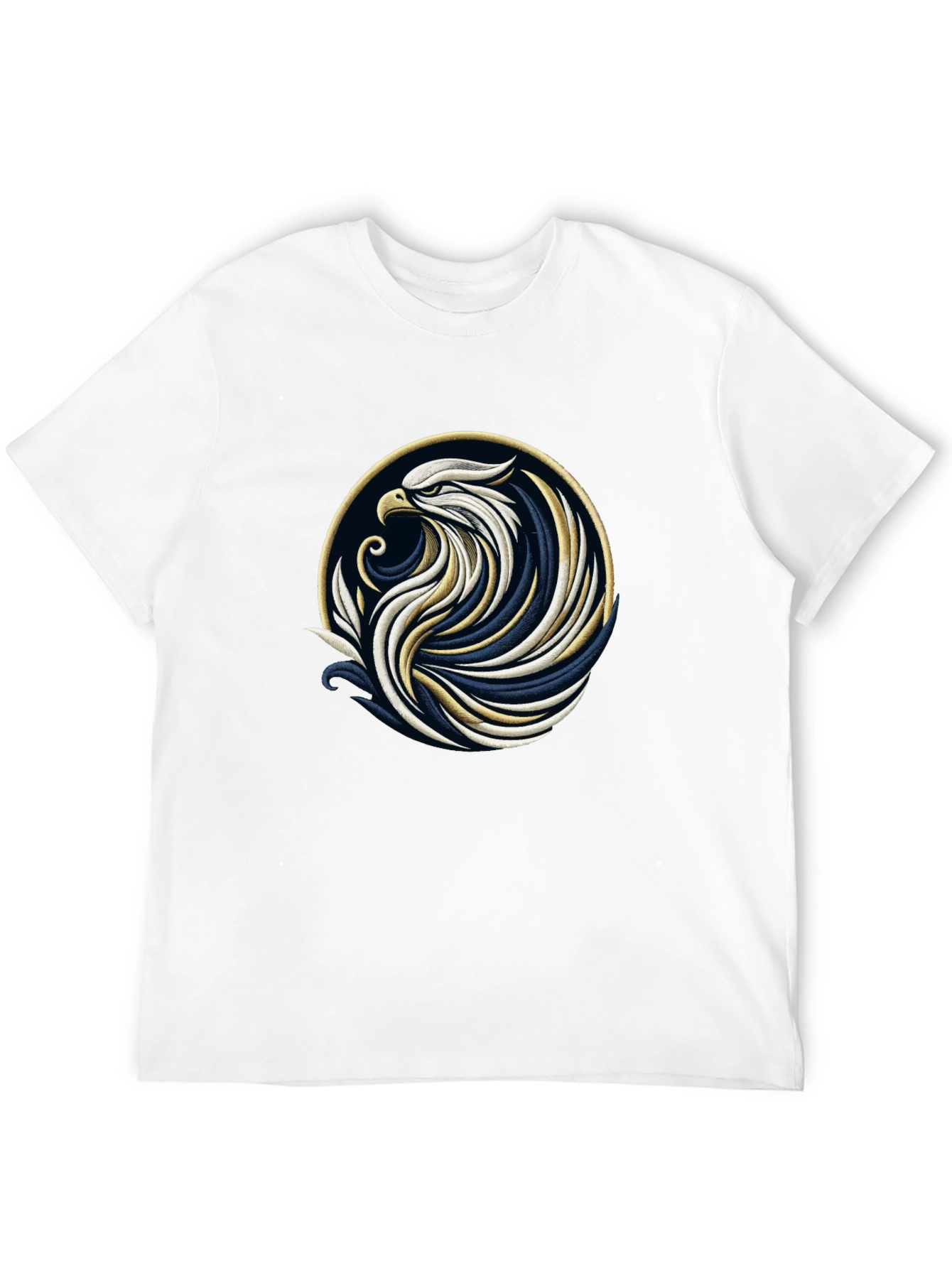 Black Eagle Graphic Tee - Stylish Bird Design