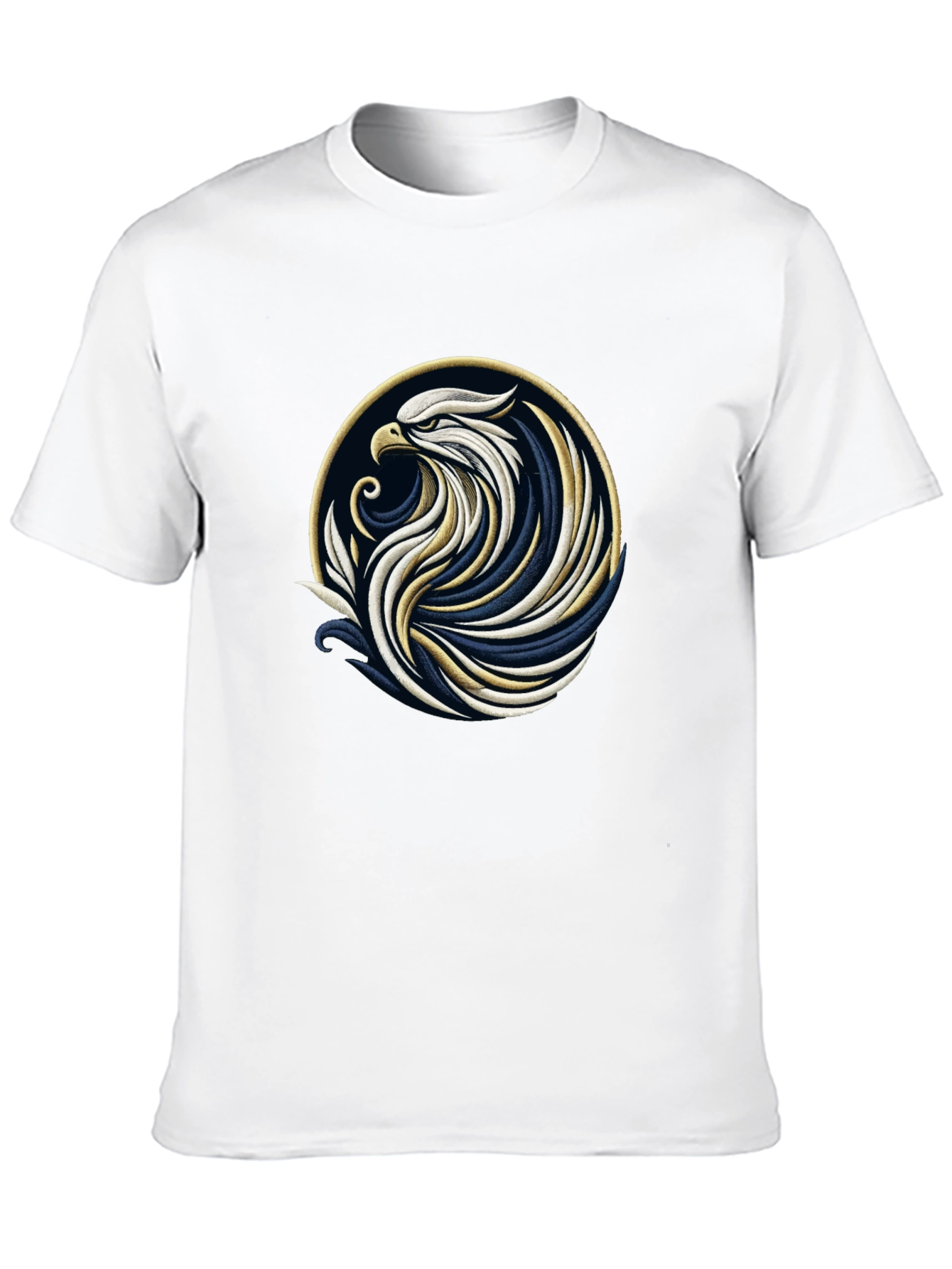Black Eagle Graphic Tee - Stylish Bird Design