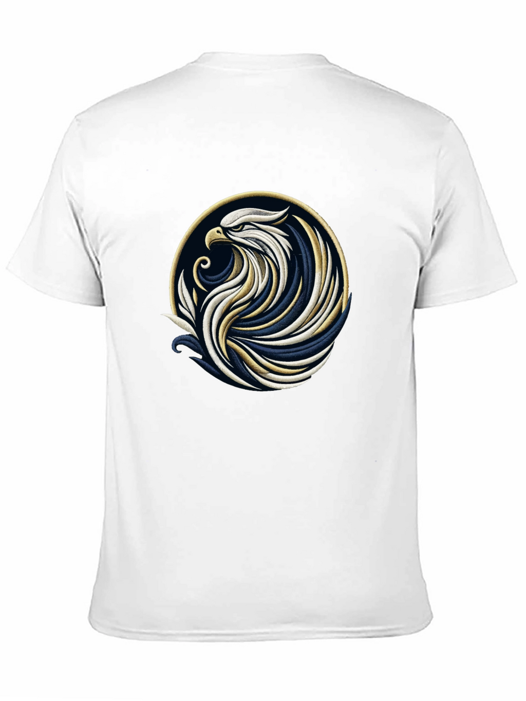 Black Eagle Graphic Tee - Stylish Bird Design
