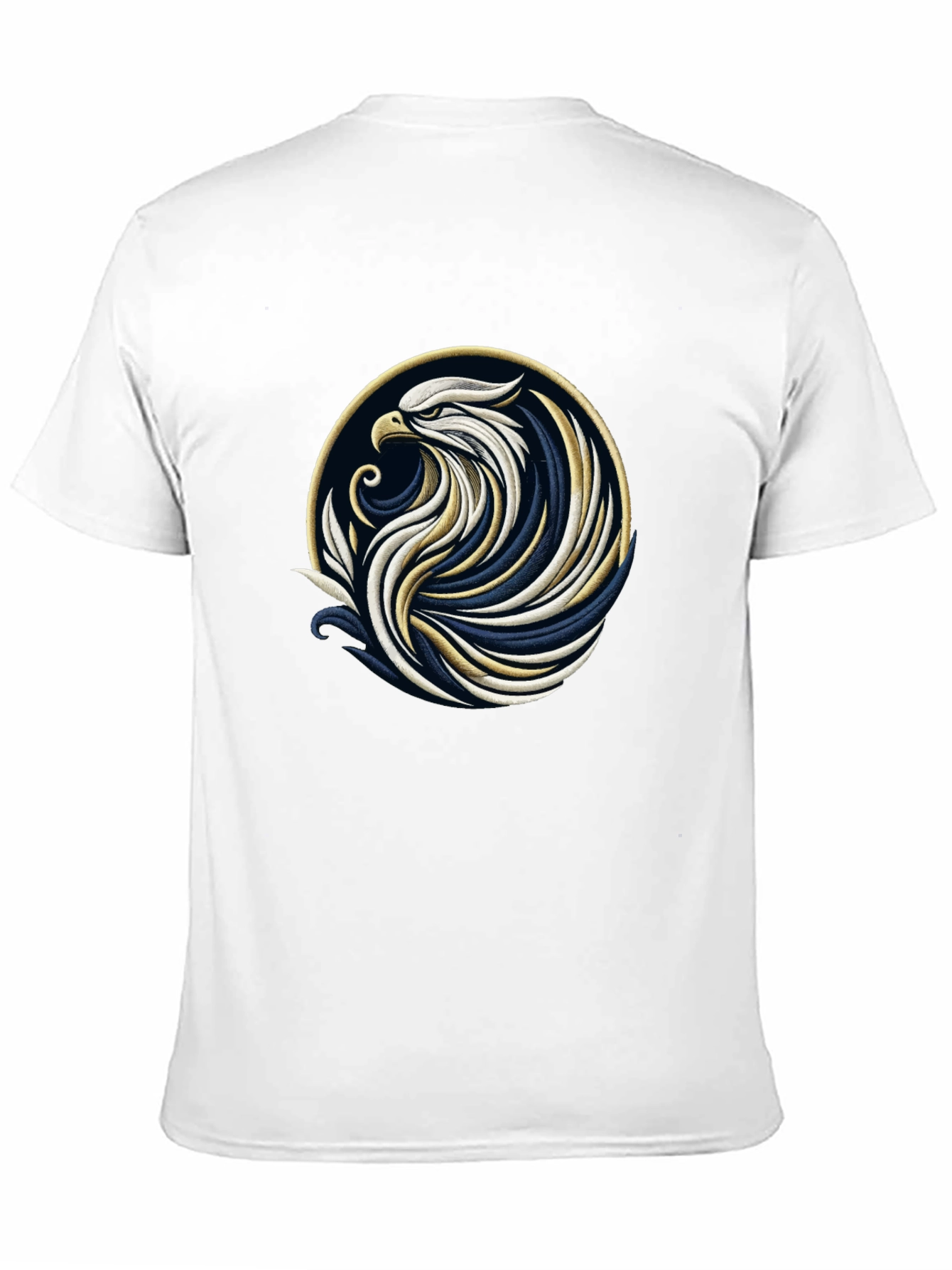Black Eagle Graphic Tee - Stylish Bird Design