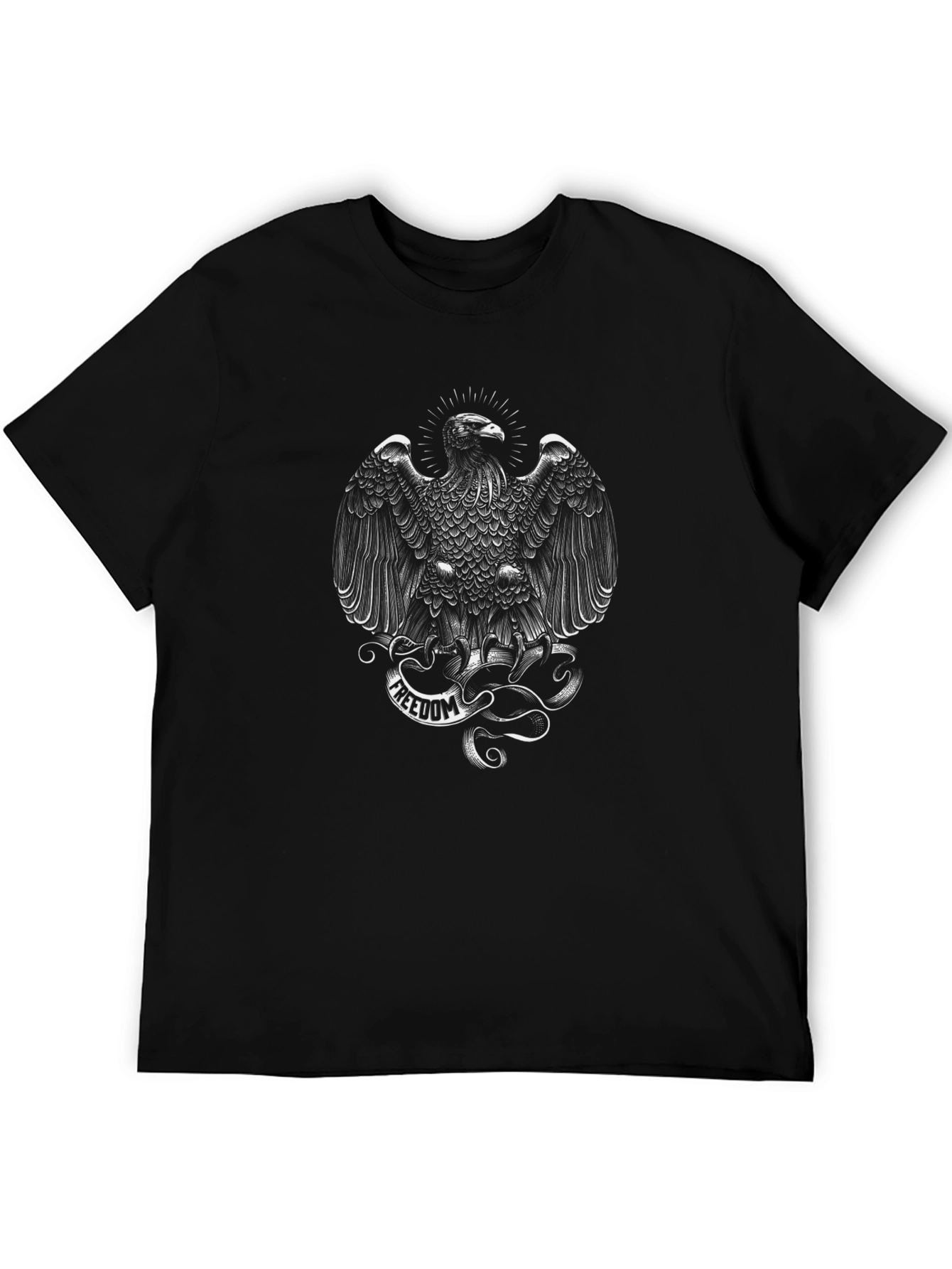Eagle Freedom Graphic Black T-Shirt