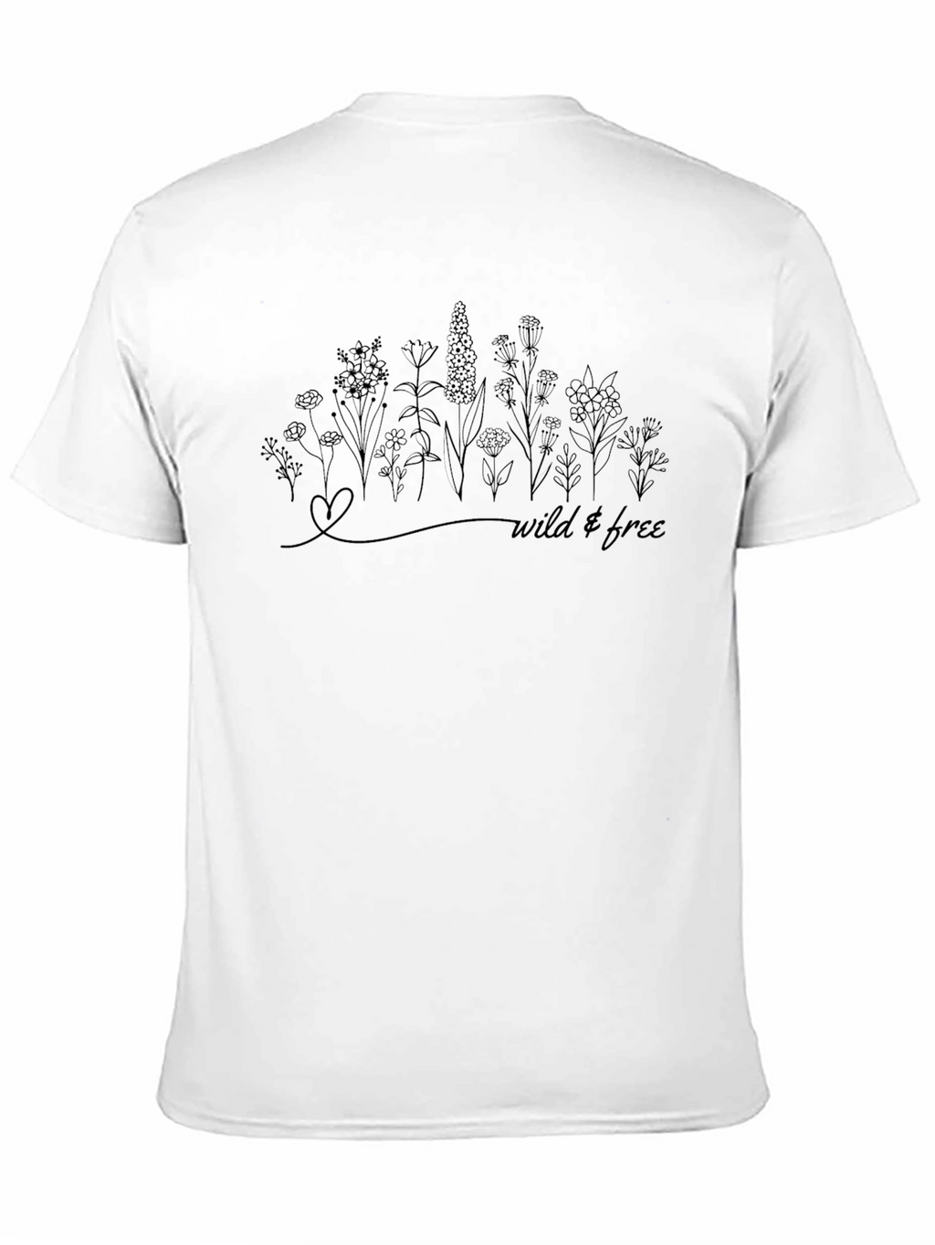 Wild & Free Graphic Tee - Black