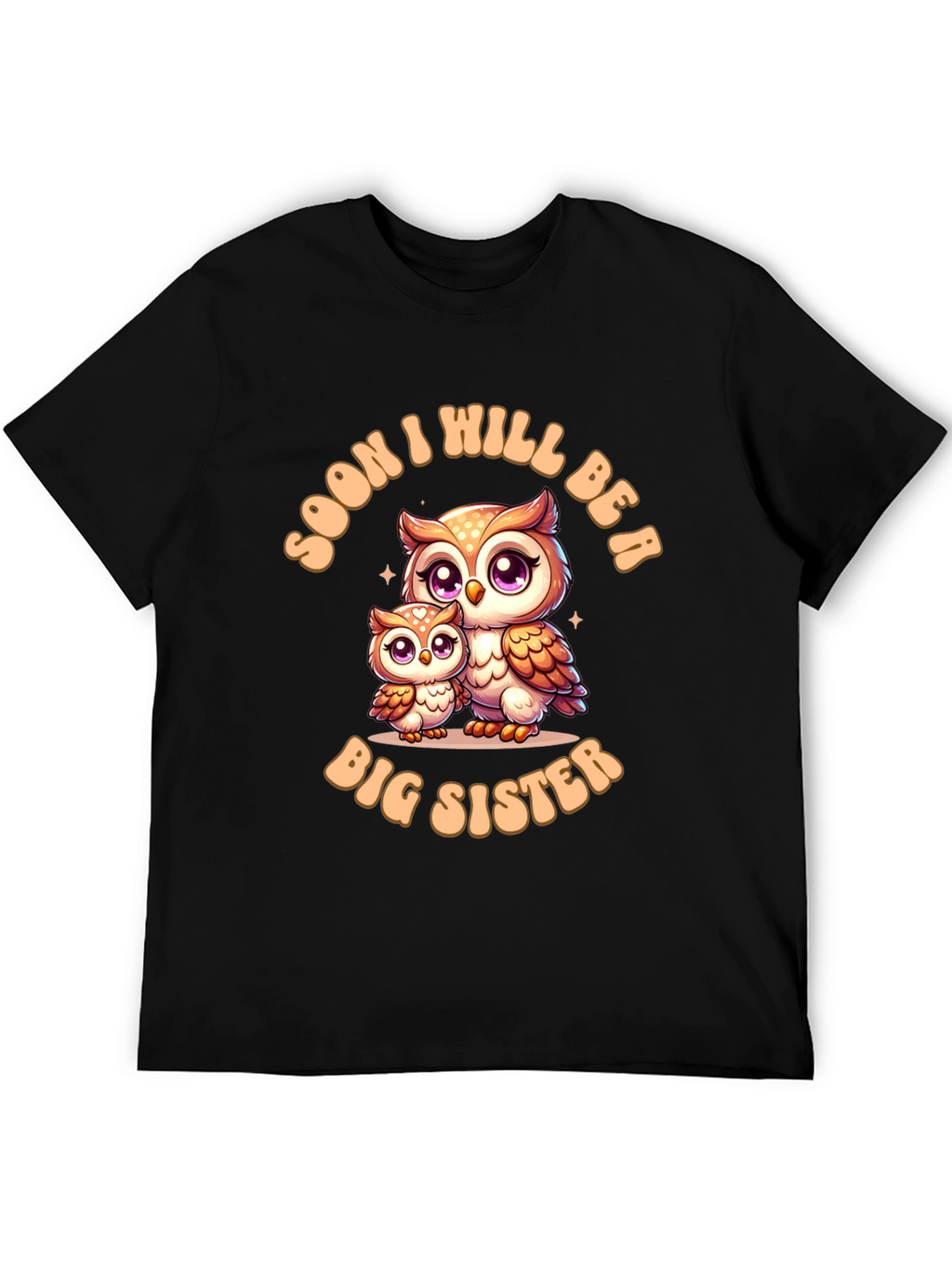 Soon I Will Be A Big Sister Owl T-Shirt