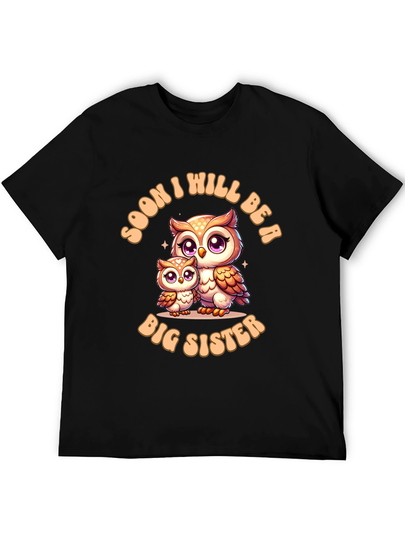 Soon I Will Be A Big Sister Owl T-Shirt