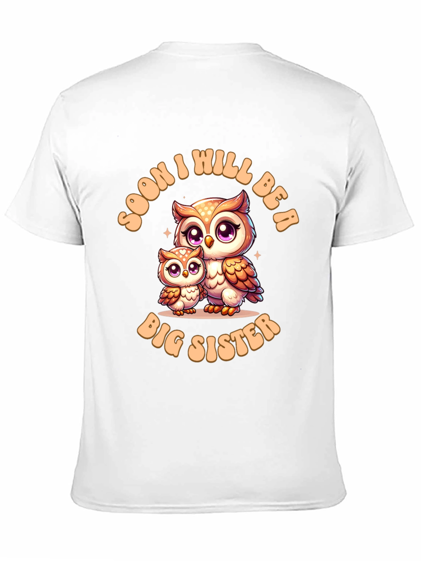 Soon I Will Be A Big Sister Owl T-Shirt
