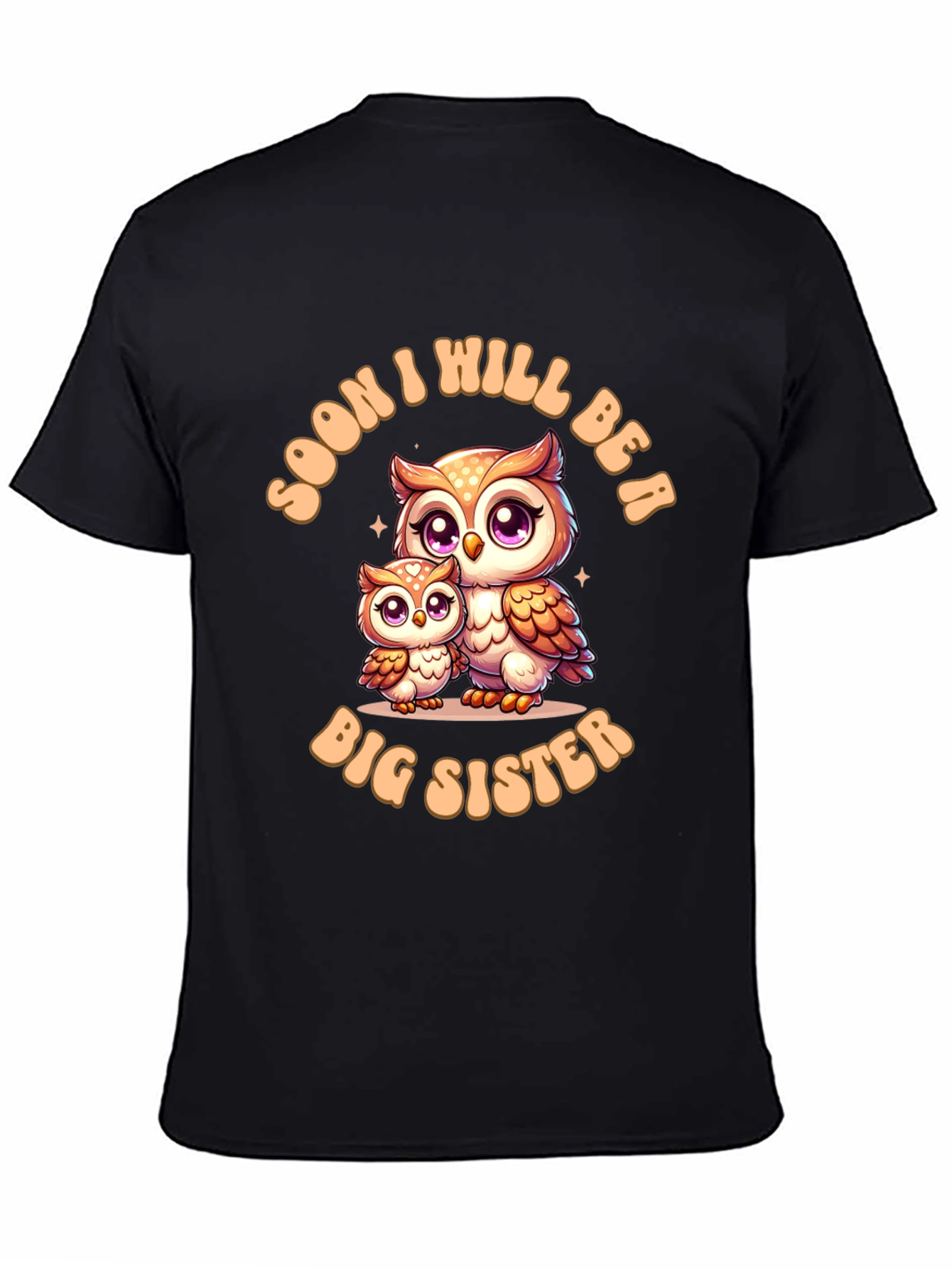 Soon I Will Be A Big Sister Owl T-Shirt
