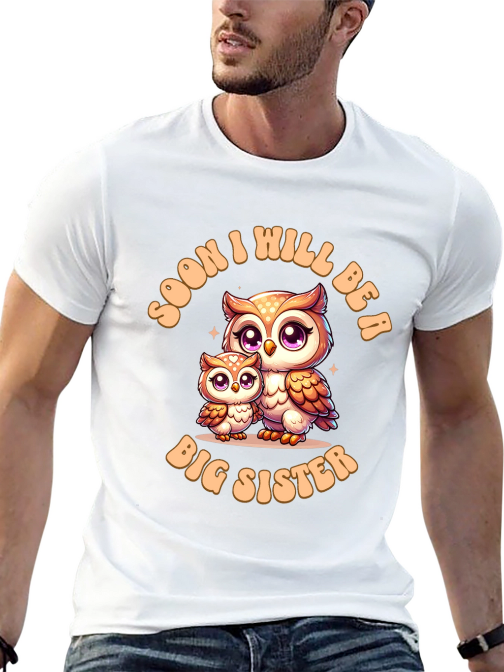 Soon I Will Be A Big Sister Owl T-Shirt