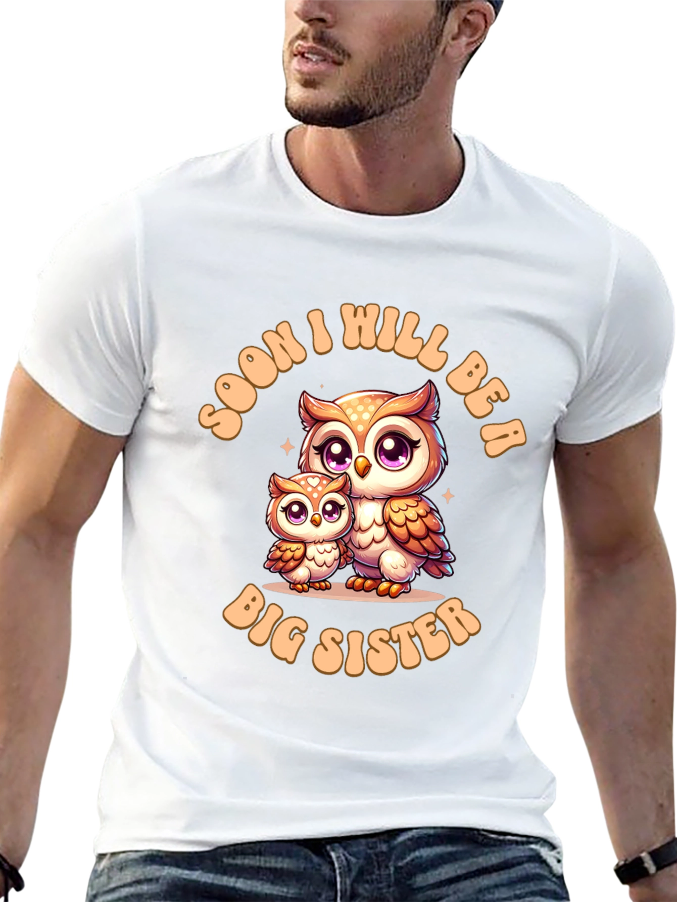 Soon I Will Be A Big Sister Owl T-Shirt
