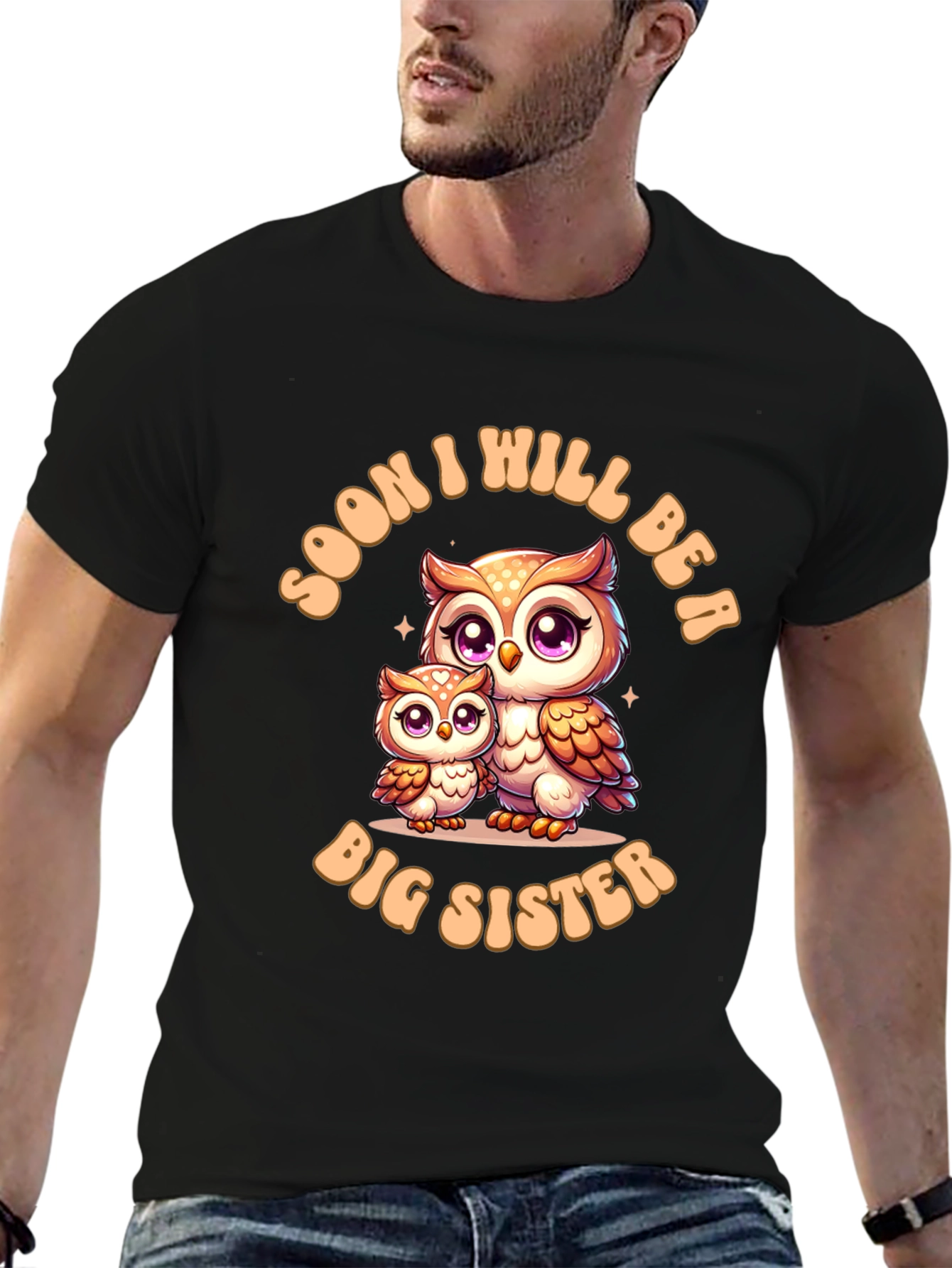 Soon I Will Be A Big Sister Owl T-Shirt