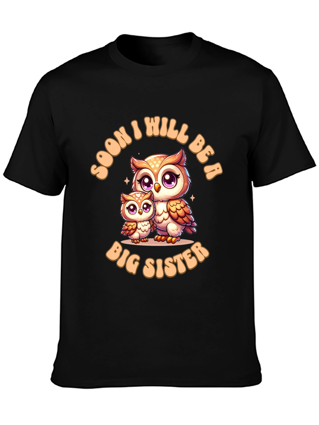 Soon I Will Be A Big Sister Owl T-Shirt
