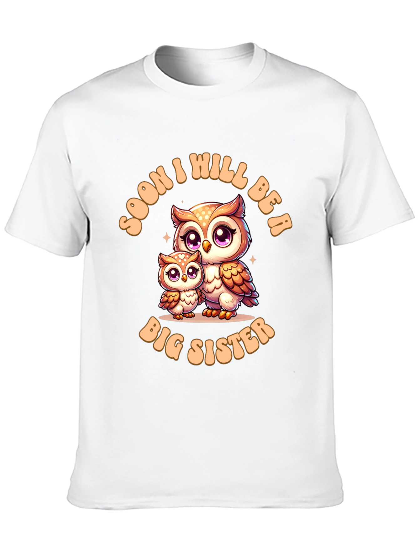Soon I Will Be A Big Sister Owl T-Shirt