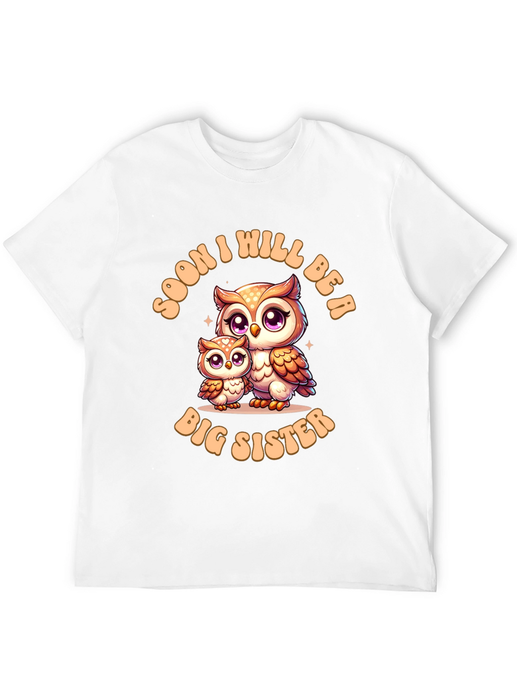 Soon I Will Be A Big Sister Owl T-Shirt