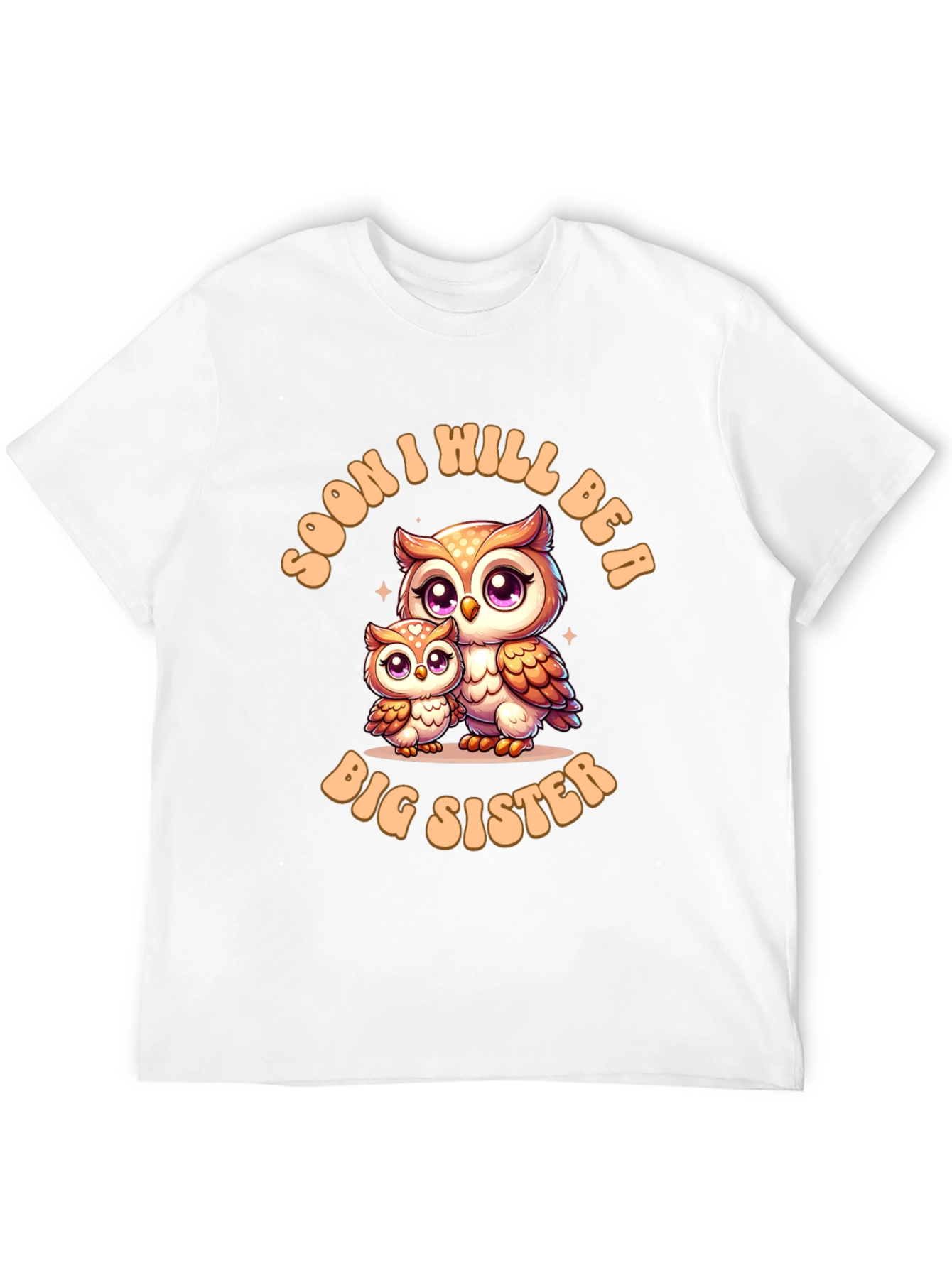 Soon I Will Be A Big Sister Owl T-Shirt