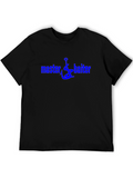 Master Baiter Black T-Shirt - Fishing Humor