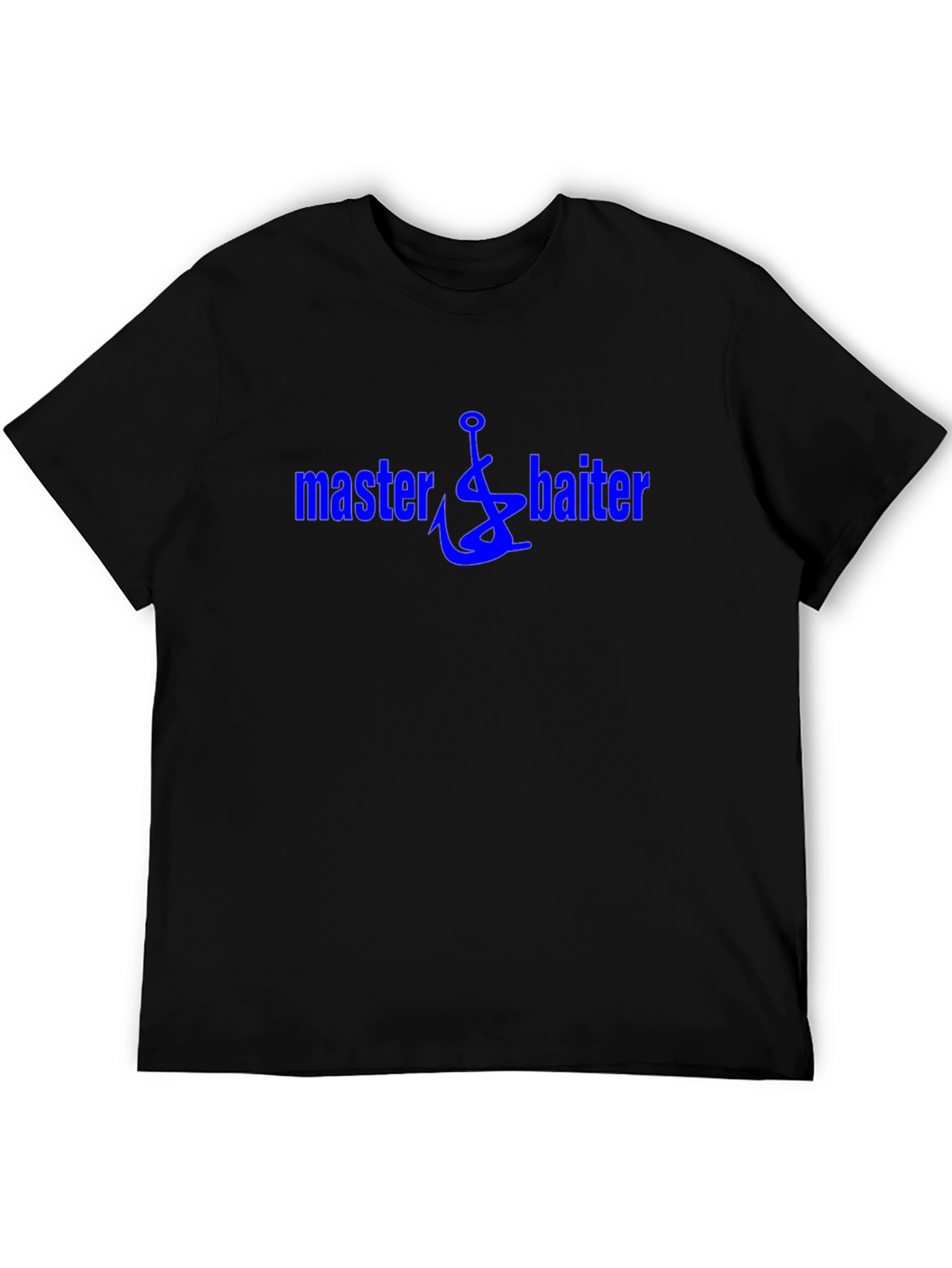 Master Baiter Black T-Shirt - Fishing Humor