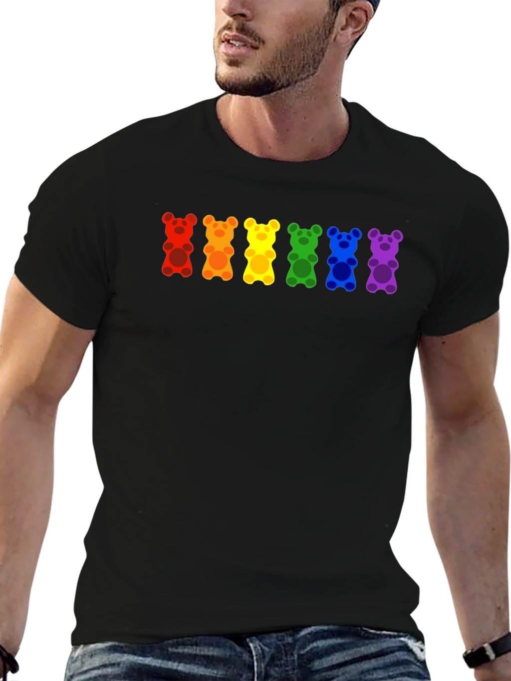 Rainbow Gummy Bear Pride T-Shirt