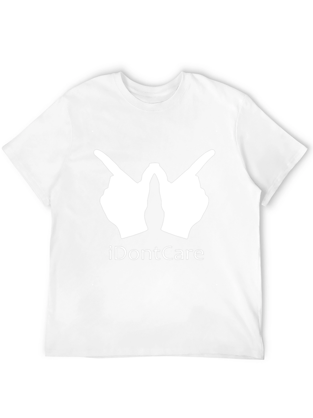 I Dont Care Gesture T-Shirt