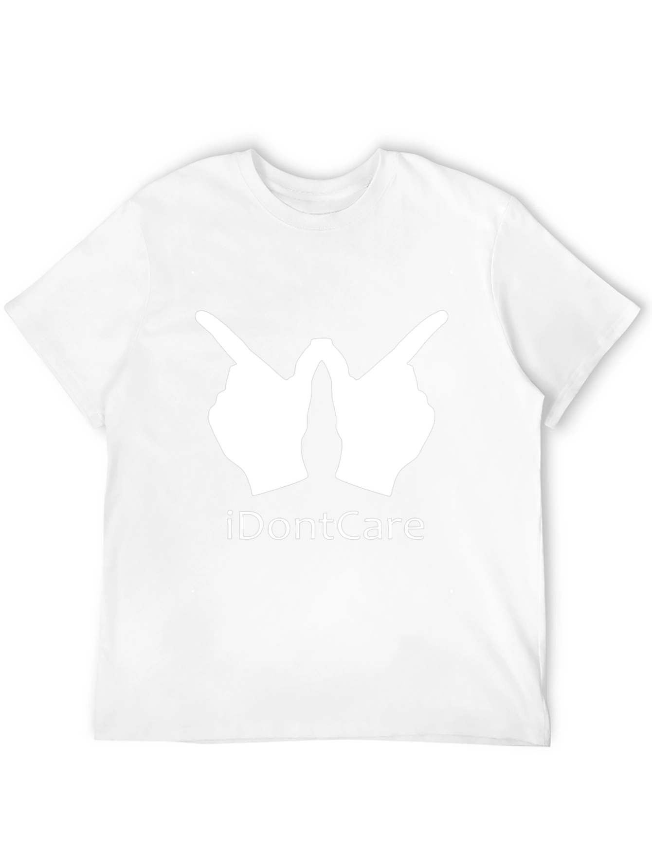 I Dont Care Gesture T-Shirt