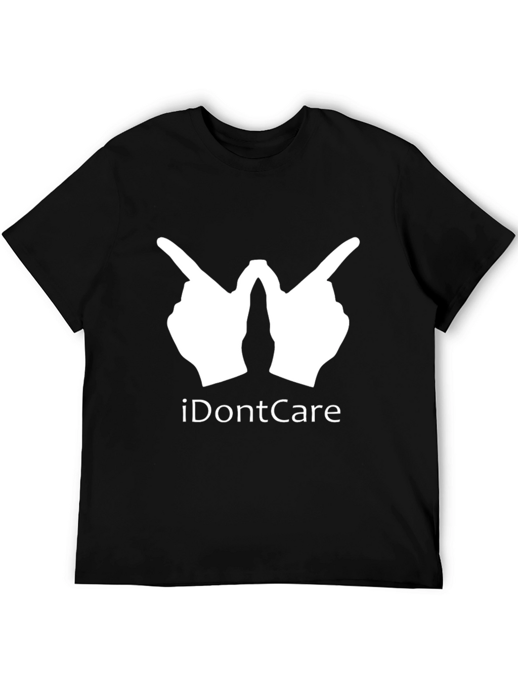 I Dont Care Gesture T-Shirt
