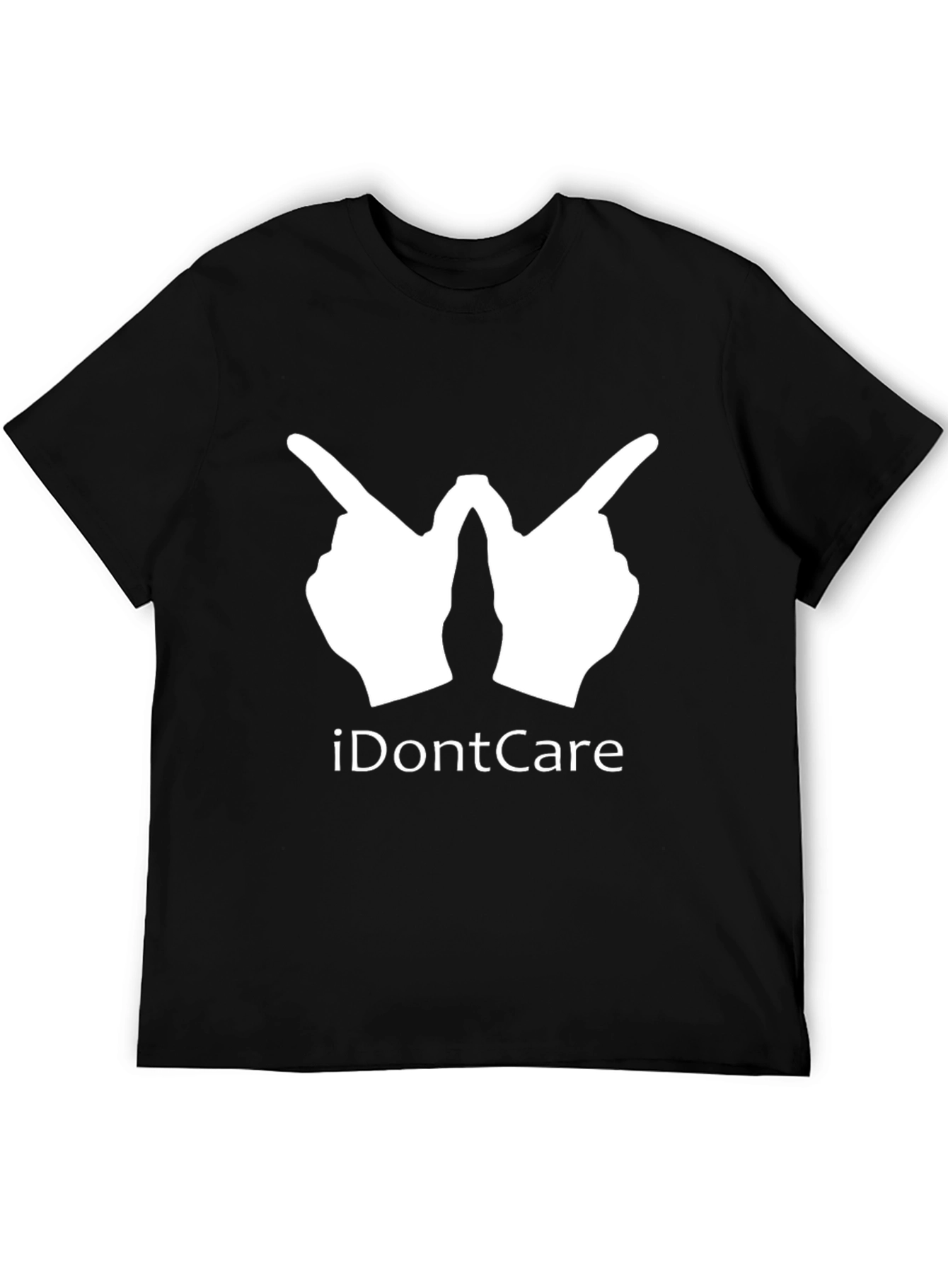 I Dont Care Gesture T-Shirt