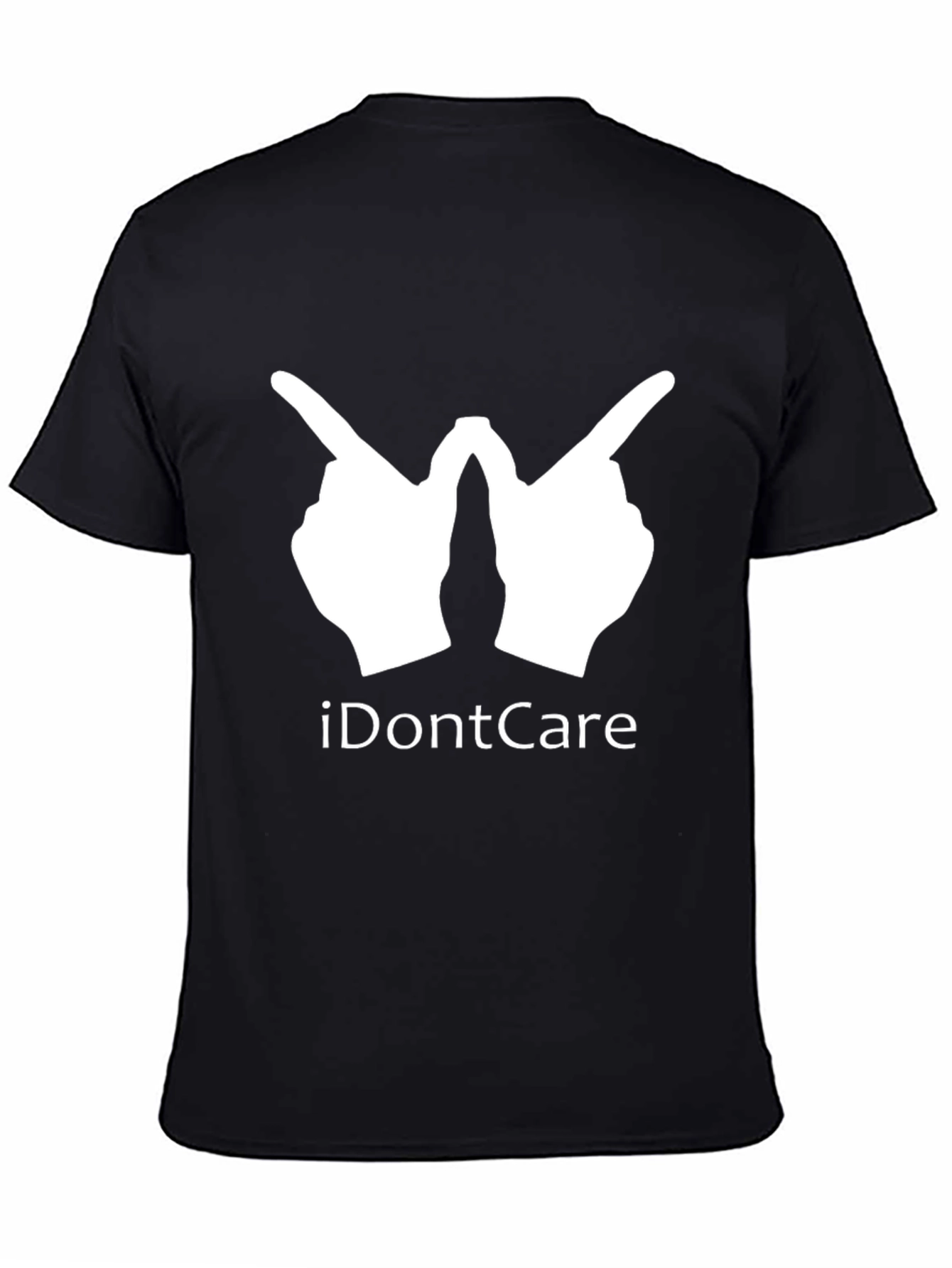 I Dont Care Gesture T-Shirt
