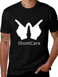 I Dont Care Gesture T-Shirt