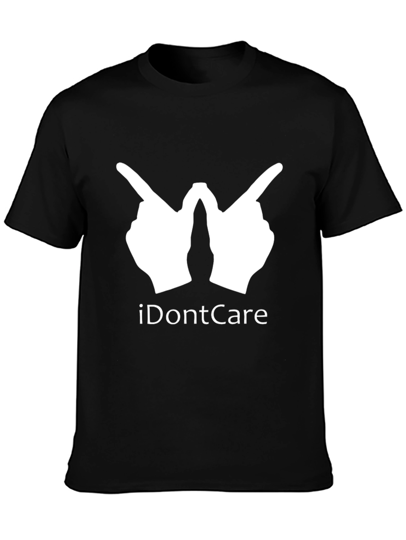 I Dont Care Gesture T-Shirt
