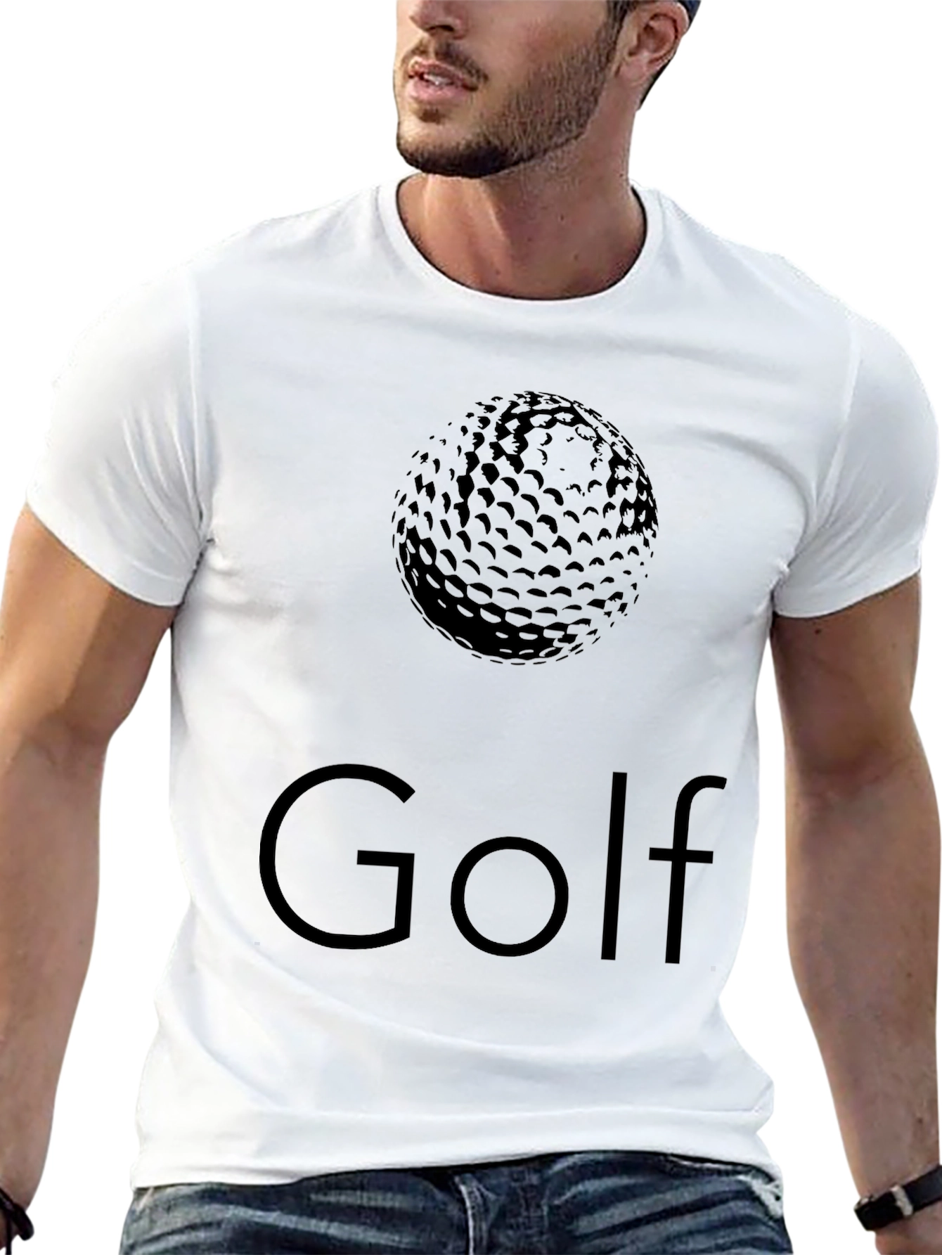 Golf Ball Graphic Tee - Classic Comfort