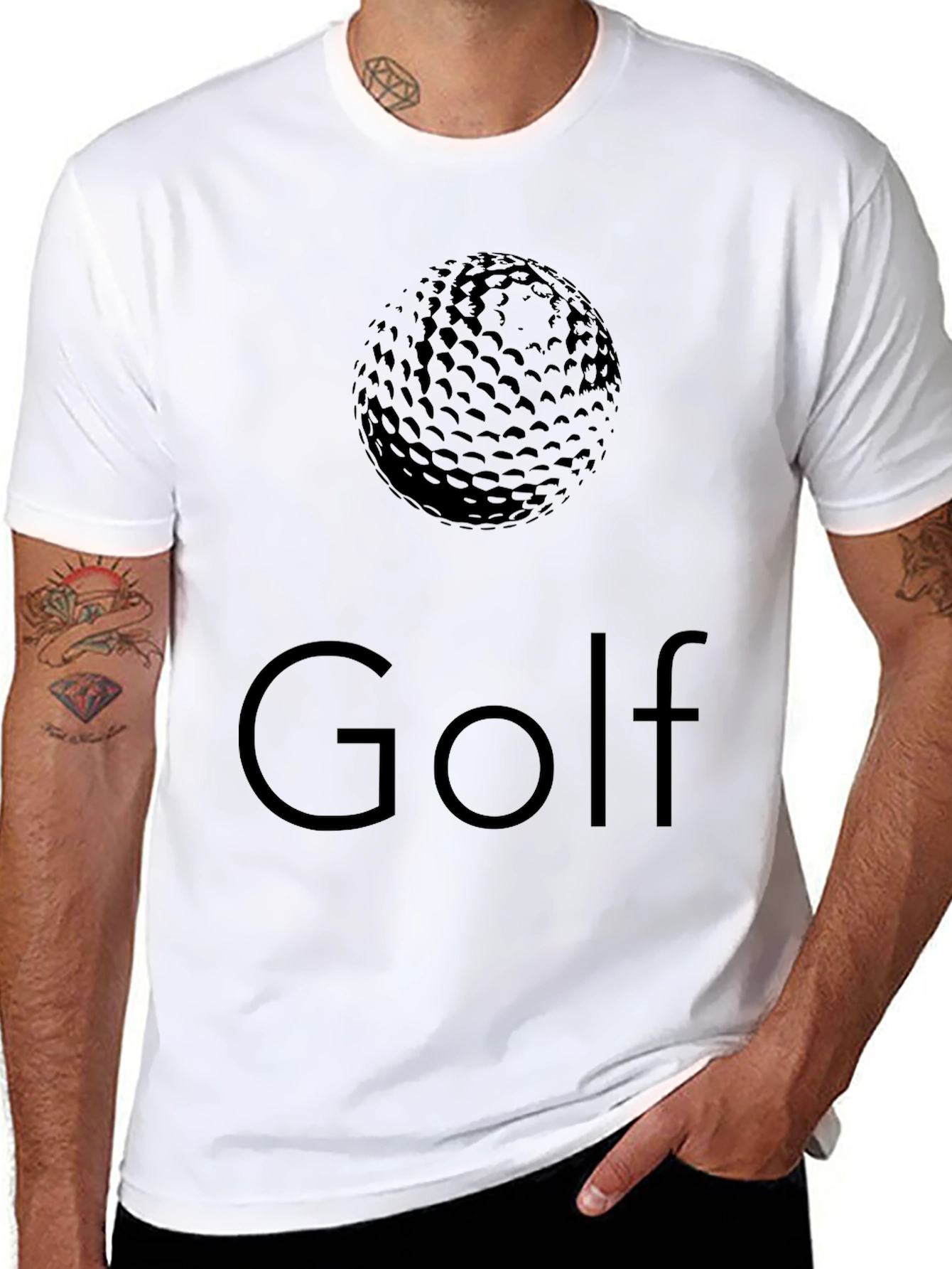 Golf Ball Graphic Tee - Classic Comfort