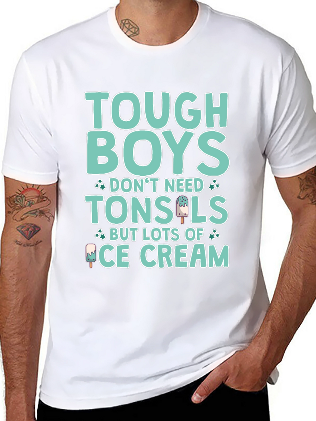 Tough Boys Ice Cream Graphic Tee