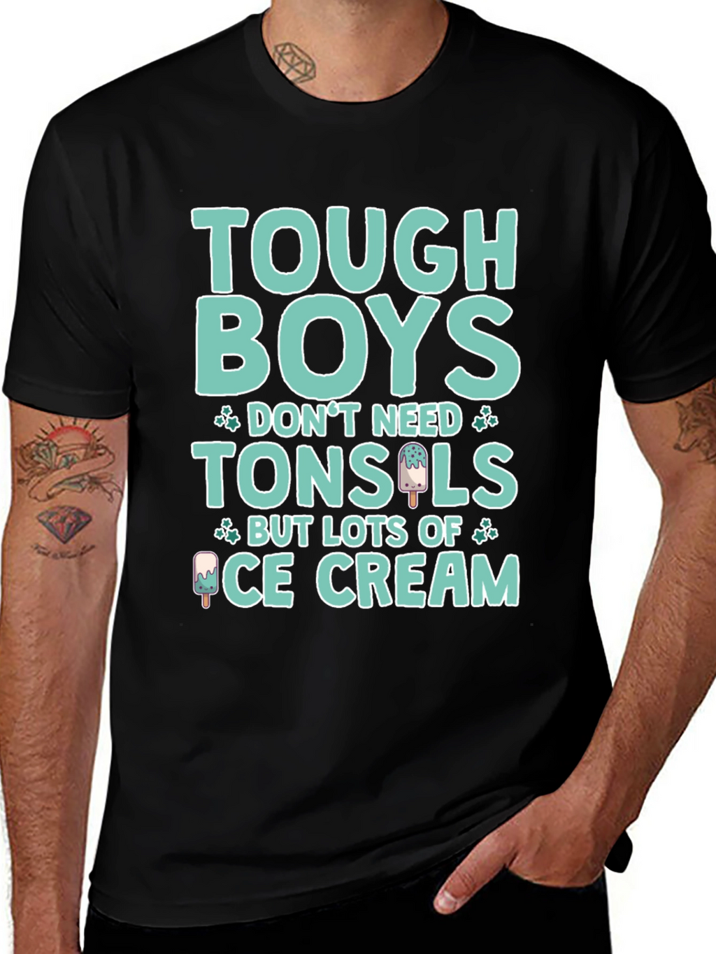 Tough Boys Ice Cream Graphic Tee